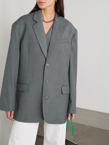 The Frankie Shop Gelso oversized TENCEL Lyocell-blend blazer