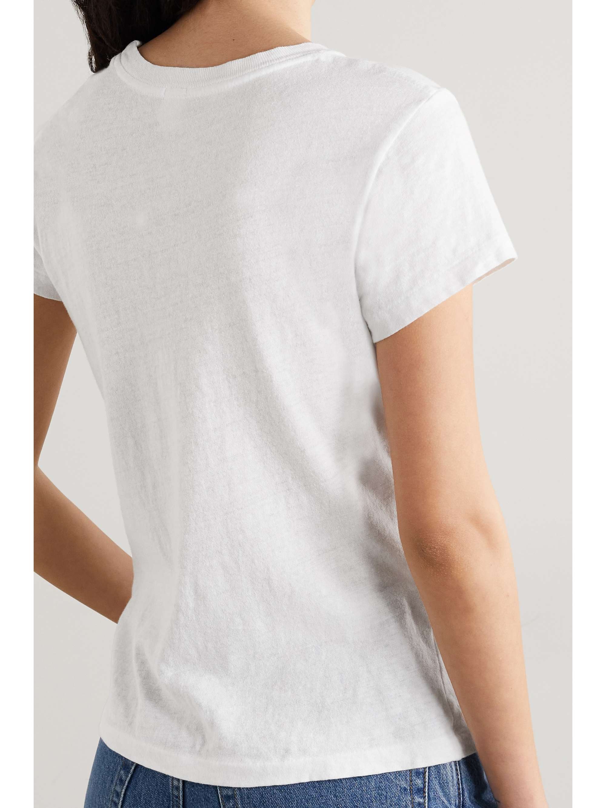 RE/DONE + Hanes 1960s cottonjersey Tshirt NETAPORTER
