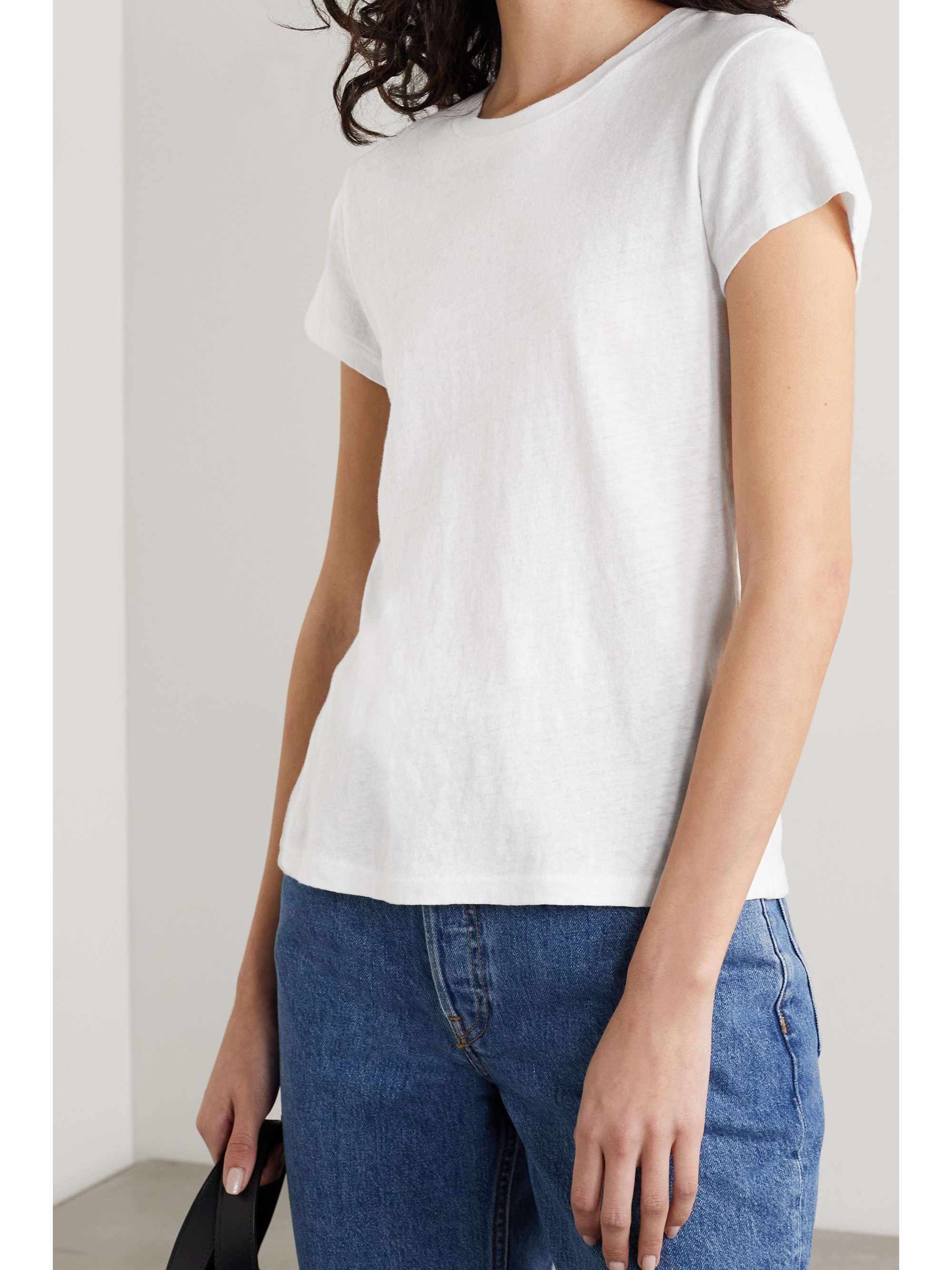 RE/DONE + Hanes 1960s cottonjersey Tshirt NETAPORTER