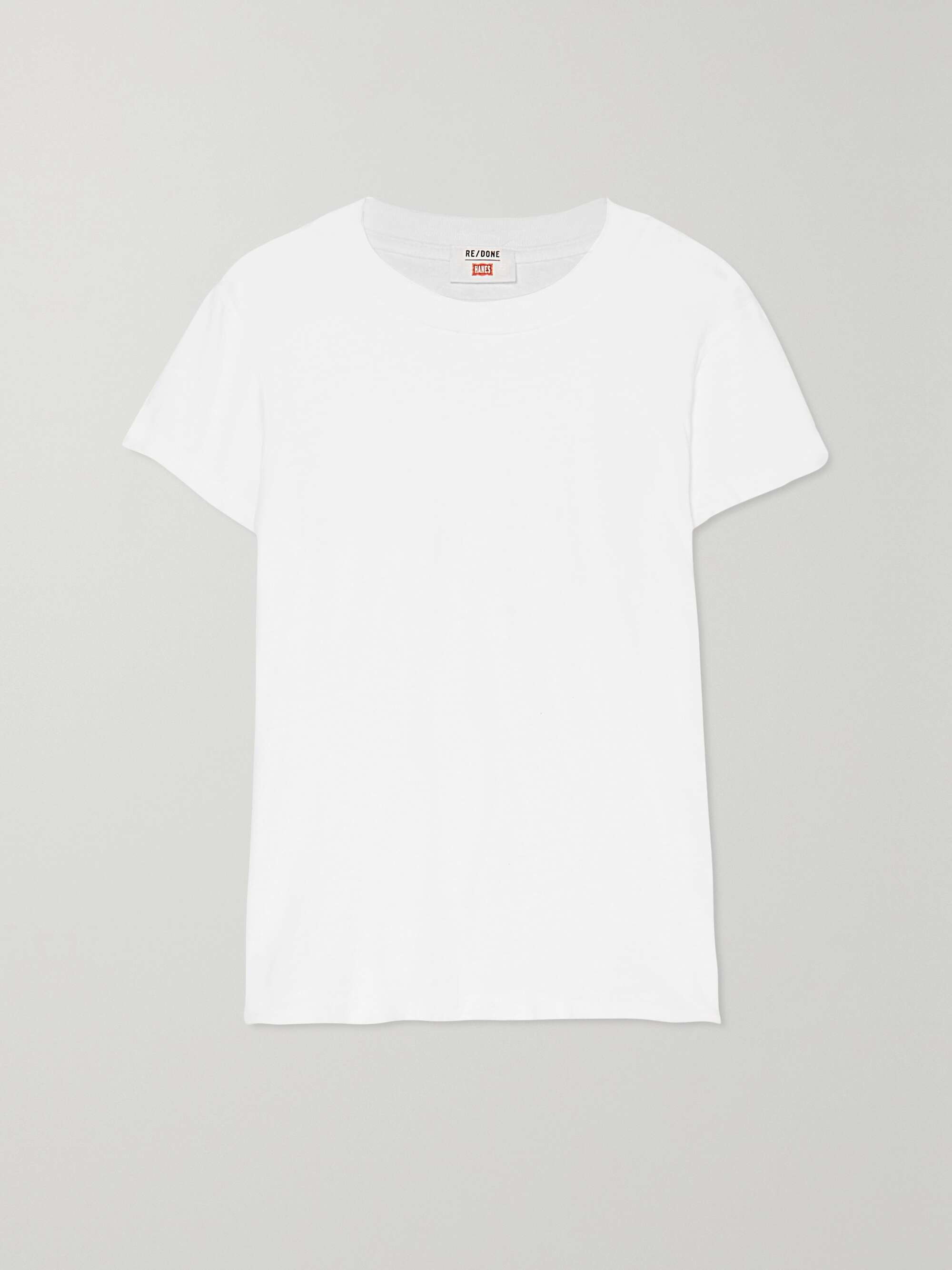 RE/DONE + Hanes 1960s cottonjersey Tshirt NETAPORTER