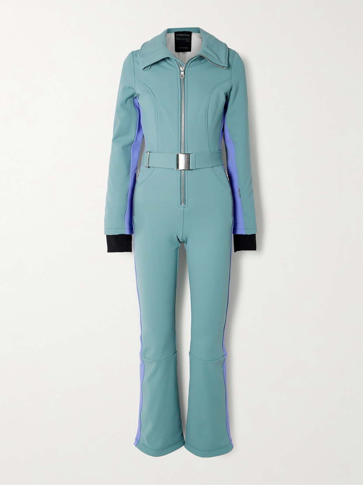 Cordova - The Cordova Striped Ski Suit - Green