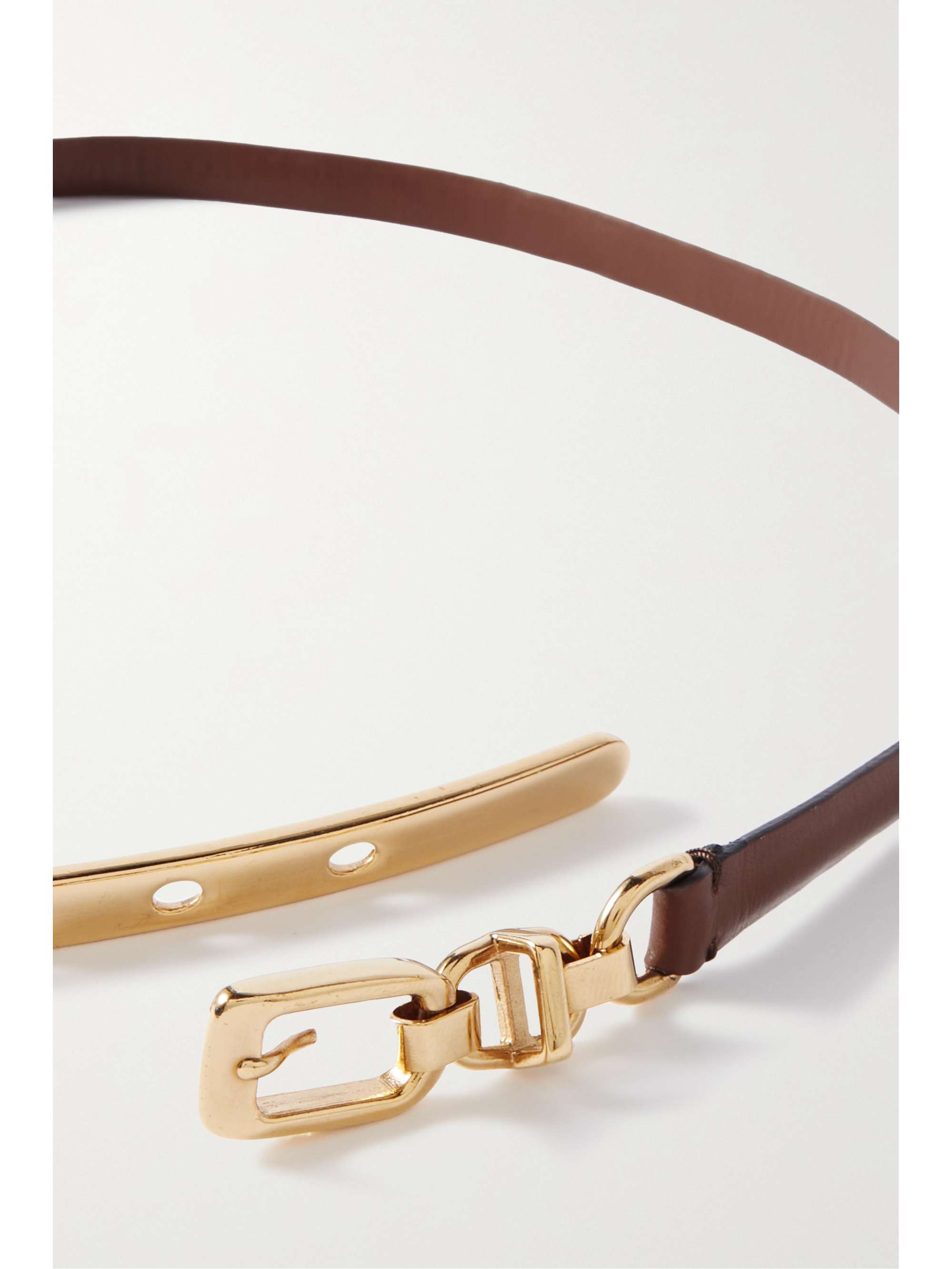 ETRO Chain-embellished leather belt