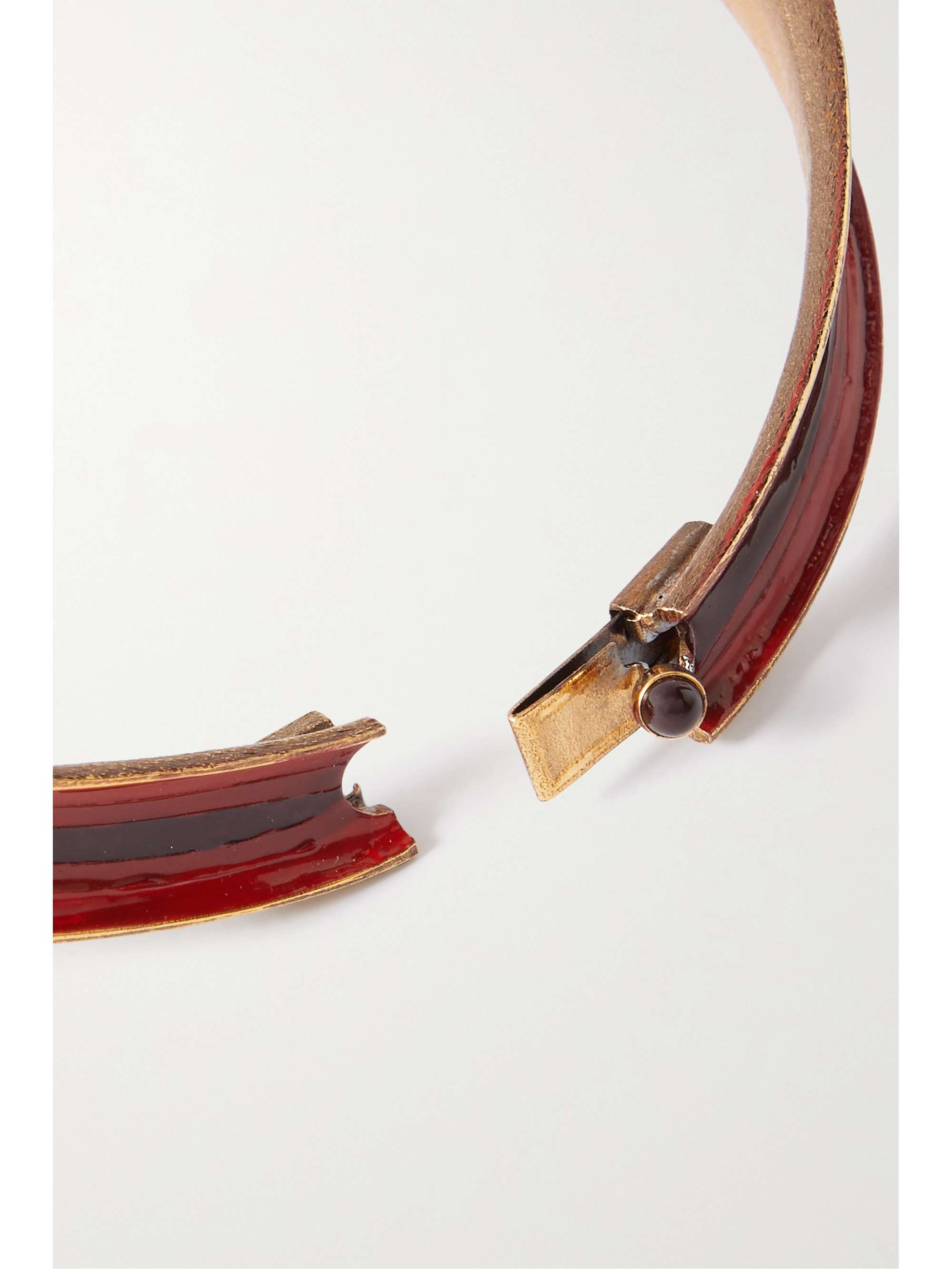 ETRO Gold-tone and enamel choker
