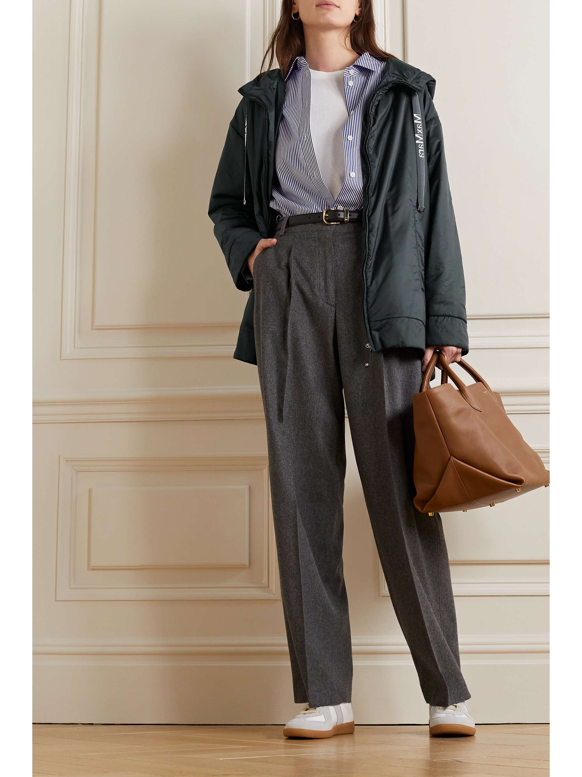 MAX MARA Cube hooded padded shell jacket