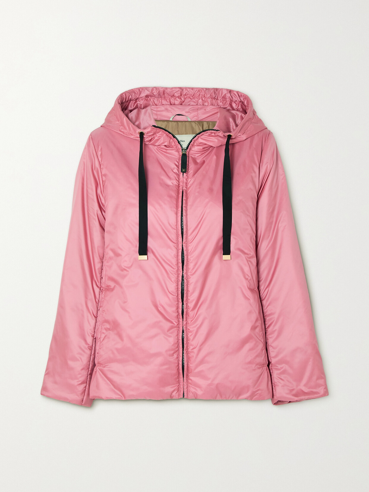 Max Mara - Cube Hooded Padded Shell Jacket - Pink