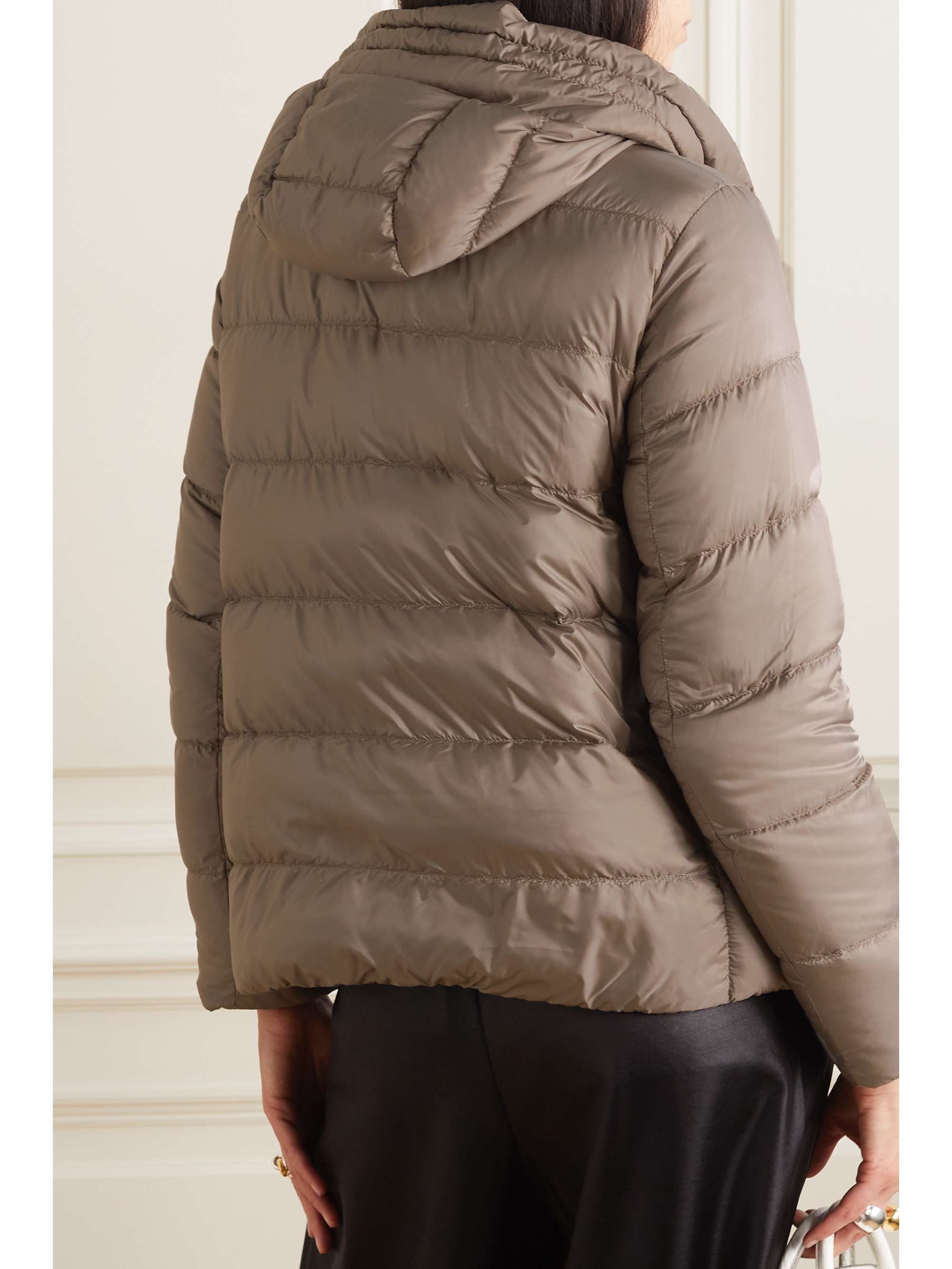 MAX MARA Seipino hooded quilted shell down jacket