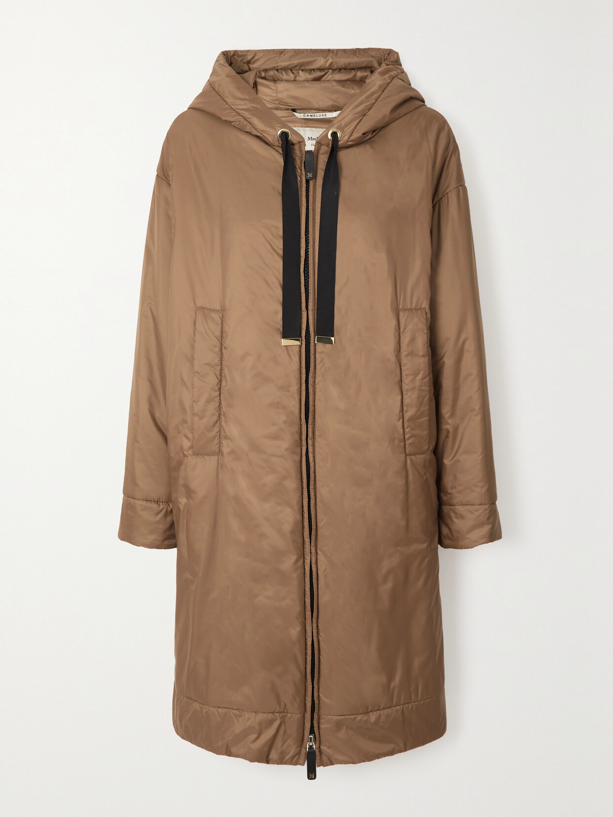 Max Mara - Greenpi Hooded Padded Shell Coat - Brown