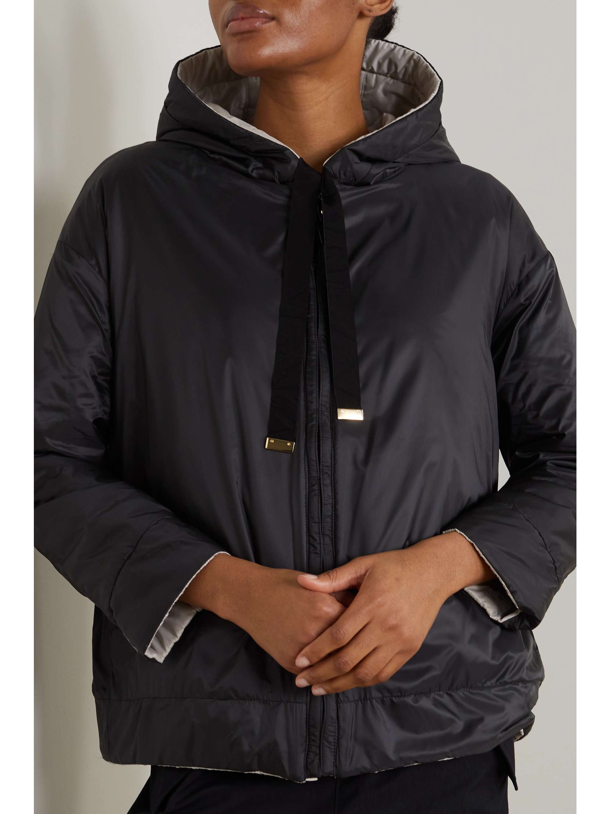 MAX MARA Cube Greenbox hooded padded shell jacket