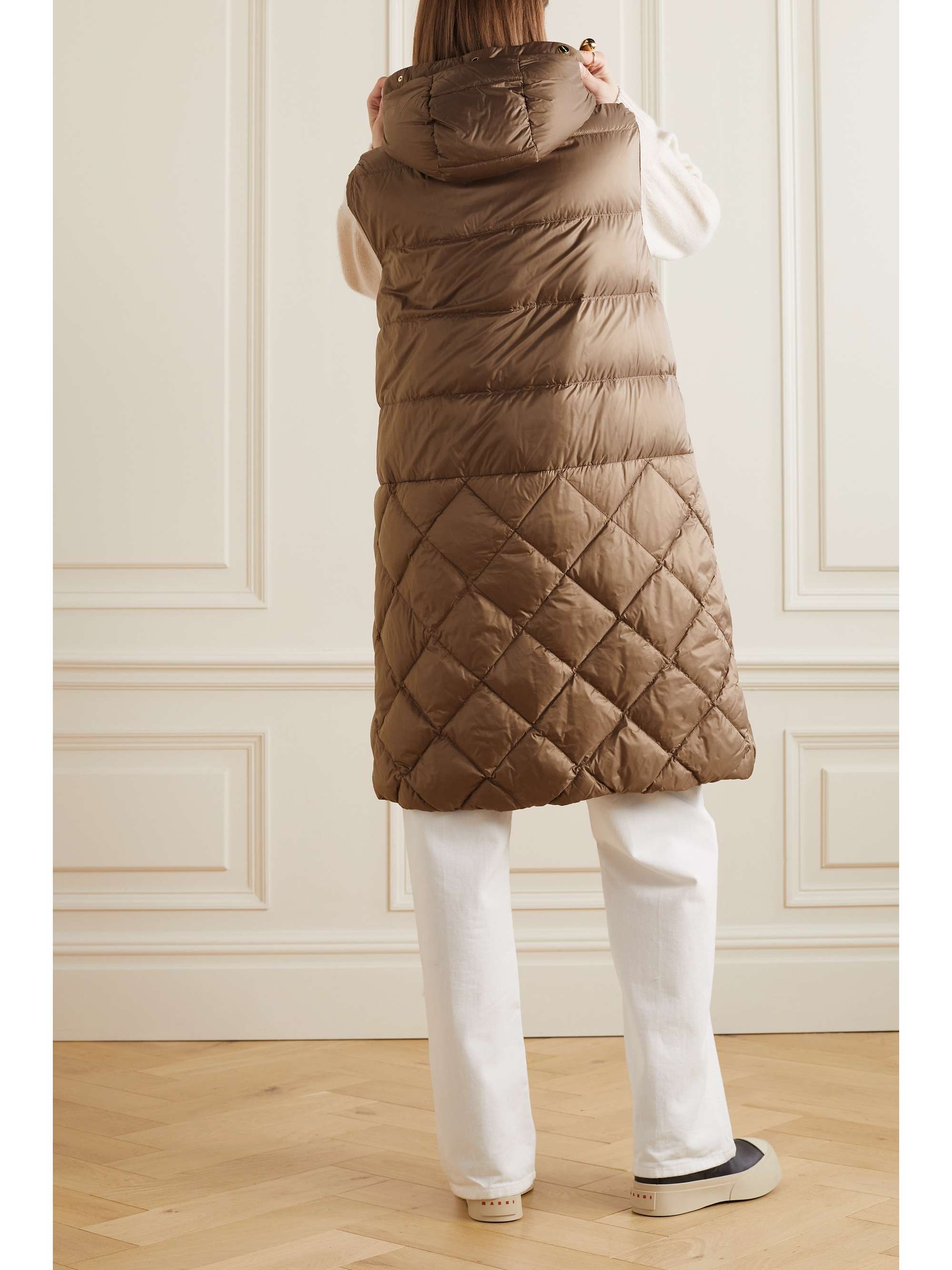 MAX MARA Cube Visoft quilted shell down vest