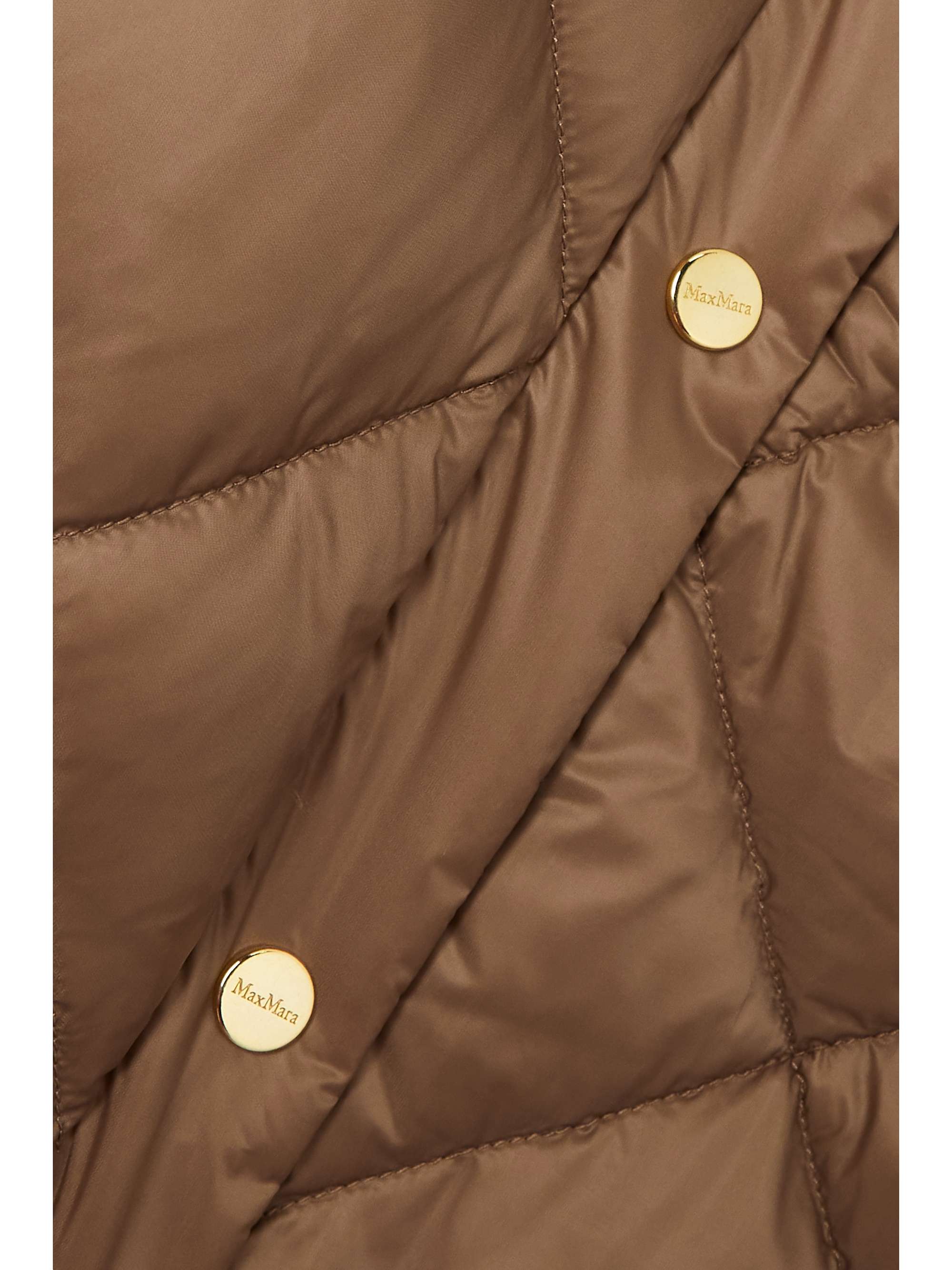 MAX MARA Cube Visoft quilted shell down vest