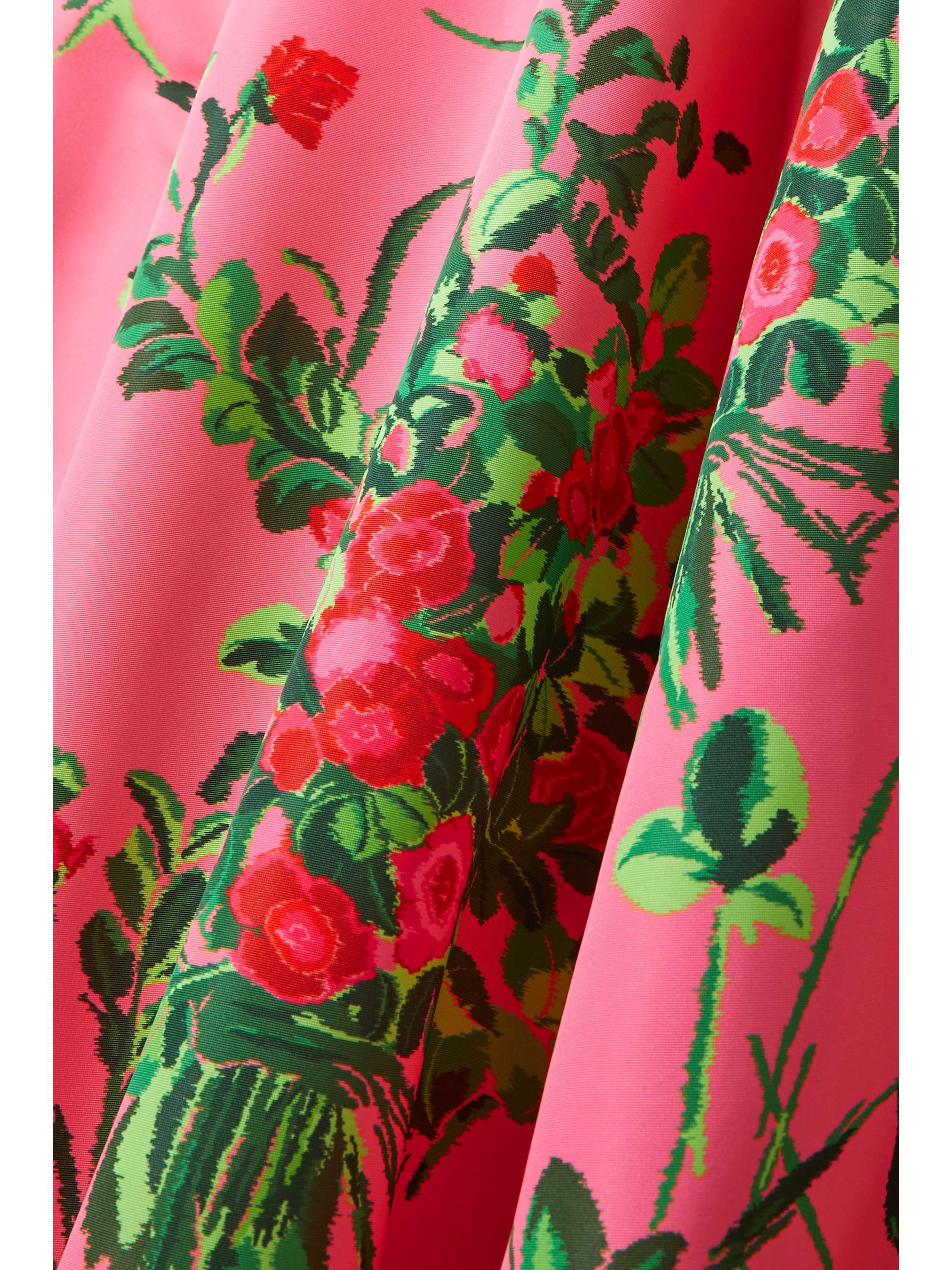 CAROLINA HERRERA Floral-print faille gown