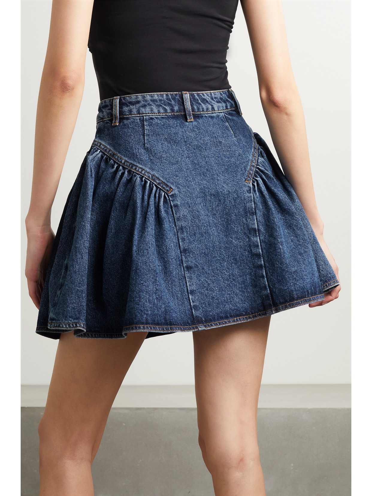 'Flared Denim Mini' skirt Skirts