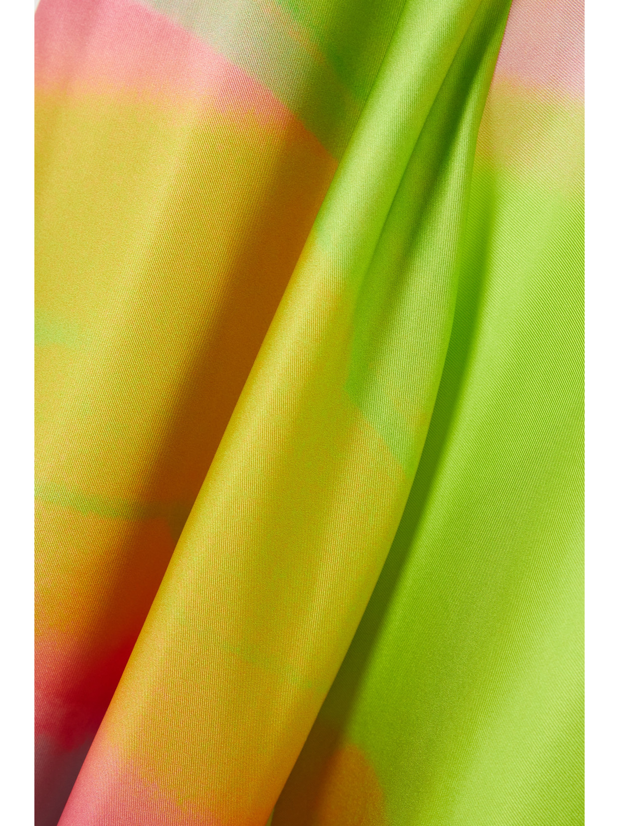 ROKSANDA ZENOBIA ASYMMETRIC DRAPED PRINTED SILK-TWILL MIDI DRESS