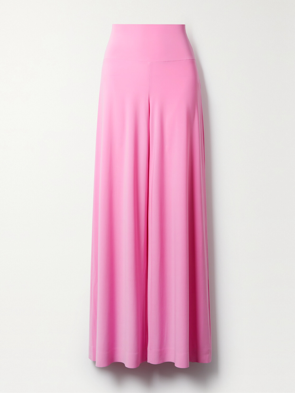 Norma Kamali Elephant Stretch-jersey Wide-leg Pants - Pink