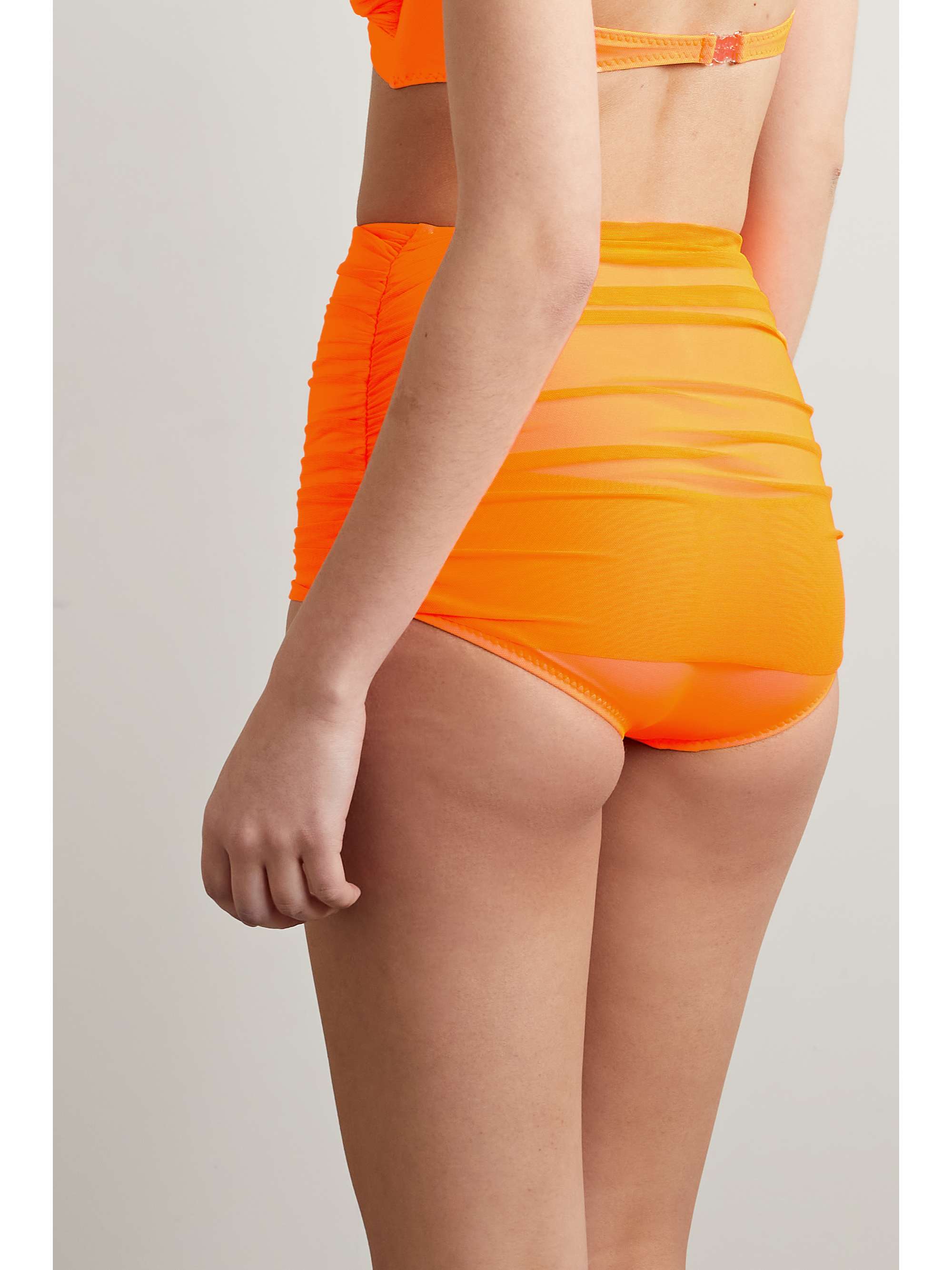 NORMA KAMALI Bill ruched bikini briefs