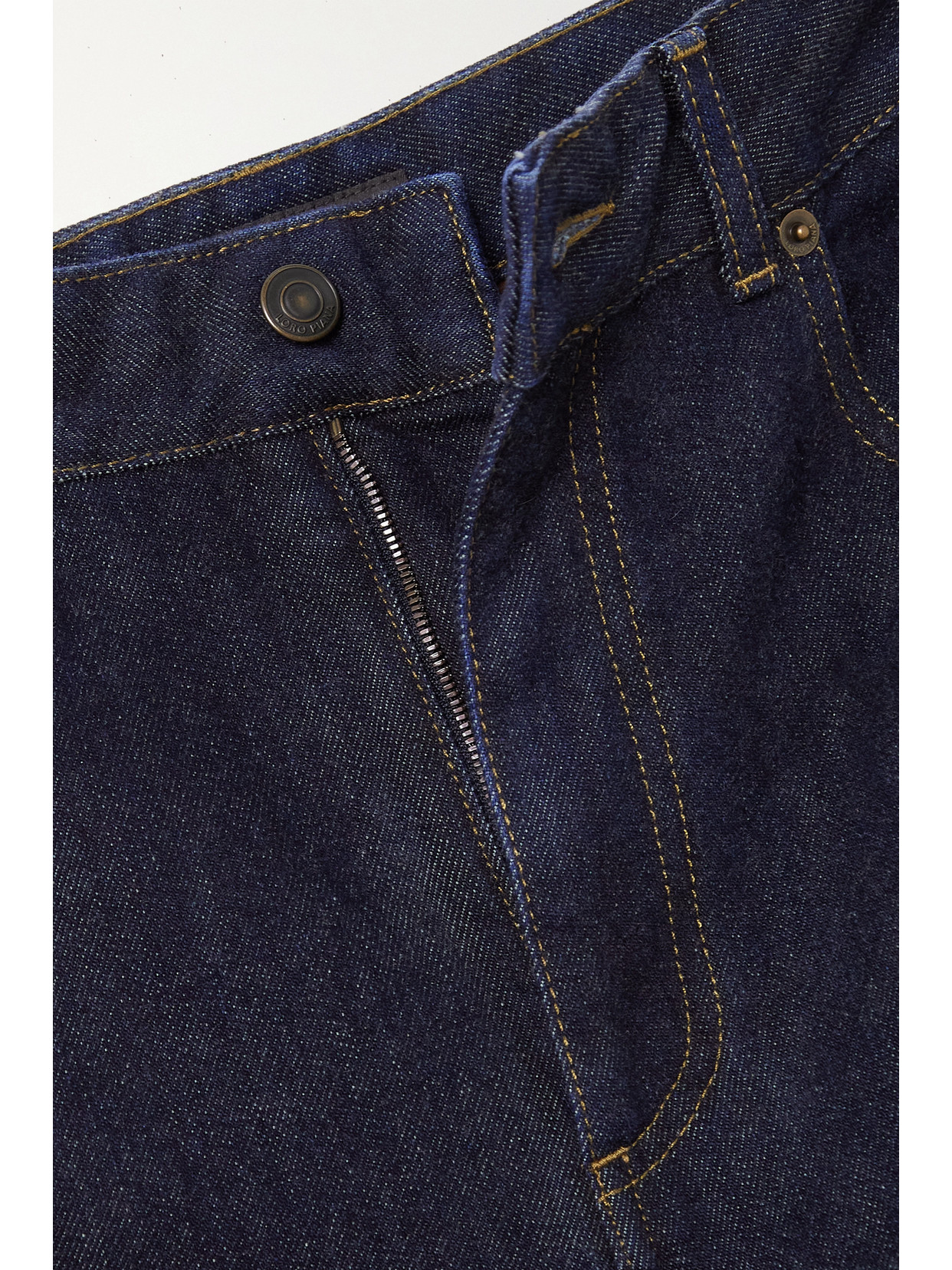 Shop Loro Piana High-rise Straight-leg Jeans In Blue