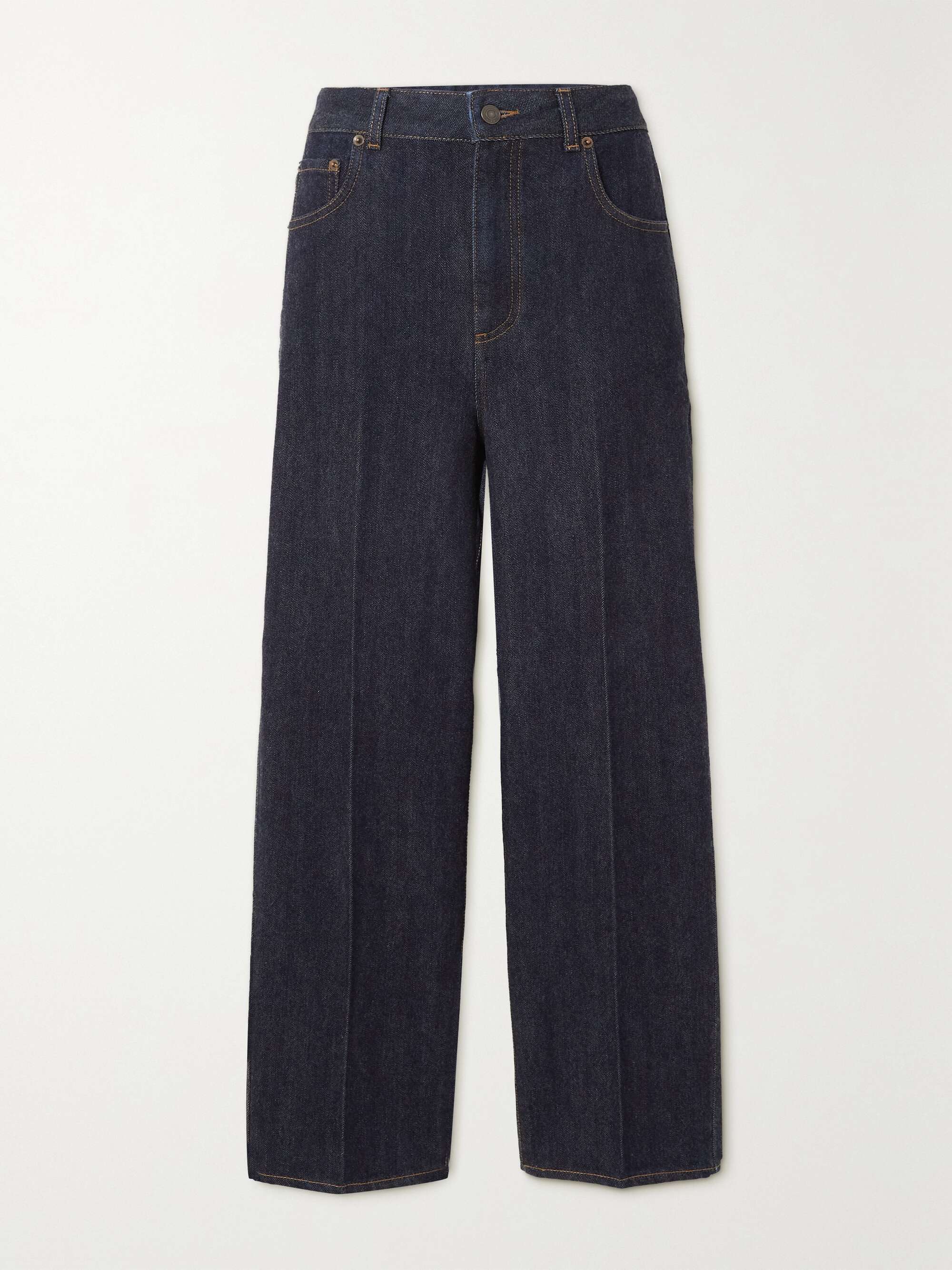 LORO PIANA High-rise straight-leg jeans | NET-A-PORTER