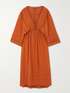 Henrietta Dress in Pioggia Print Linen/Viscose main image 1