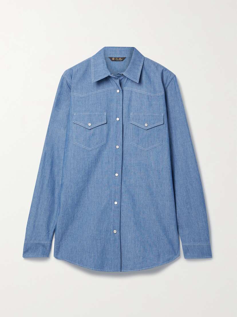 Loro Piana Cotton-chambray Shirt
