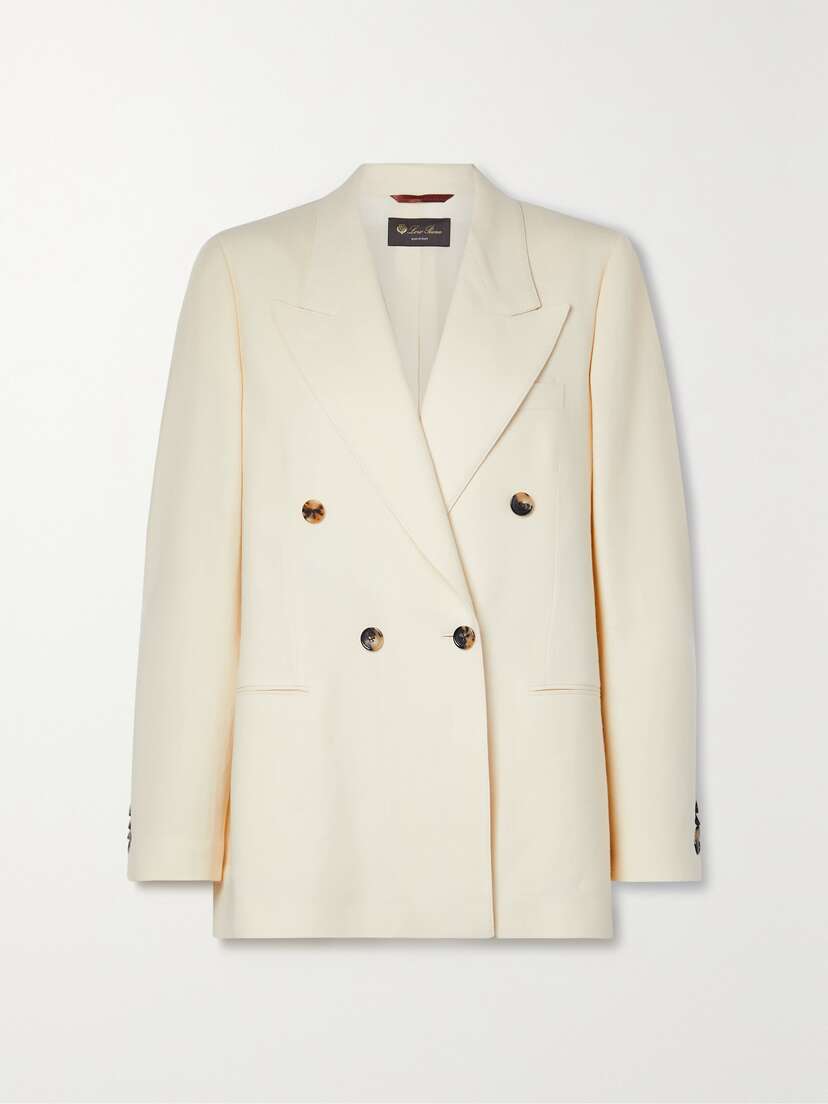 Loro Piana Aurora Linen And Wool-blend Twill Blazer