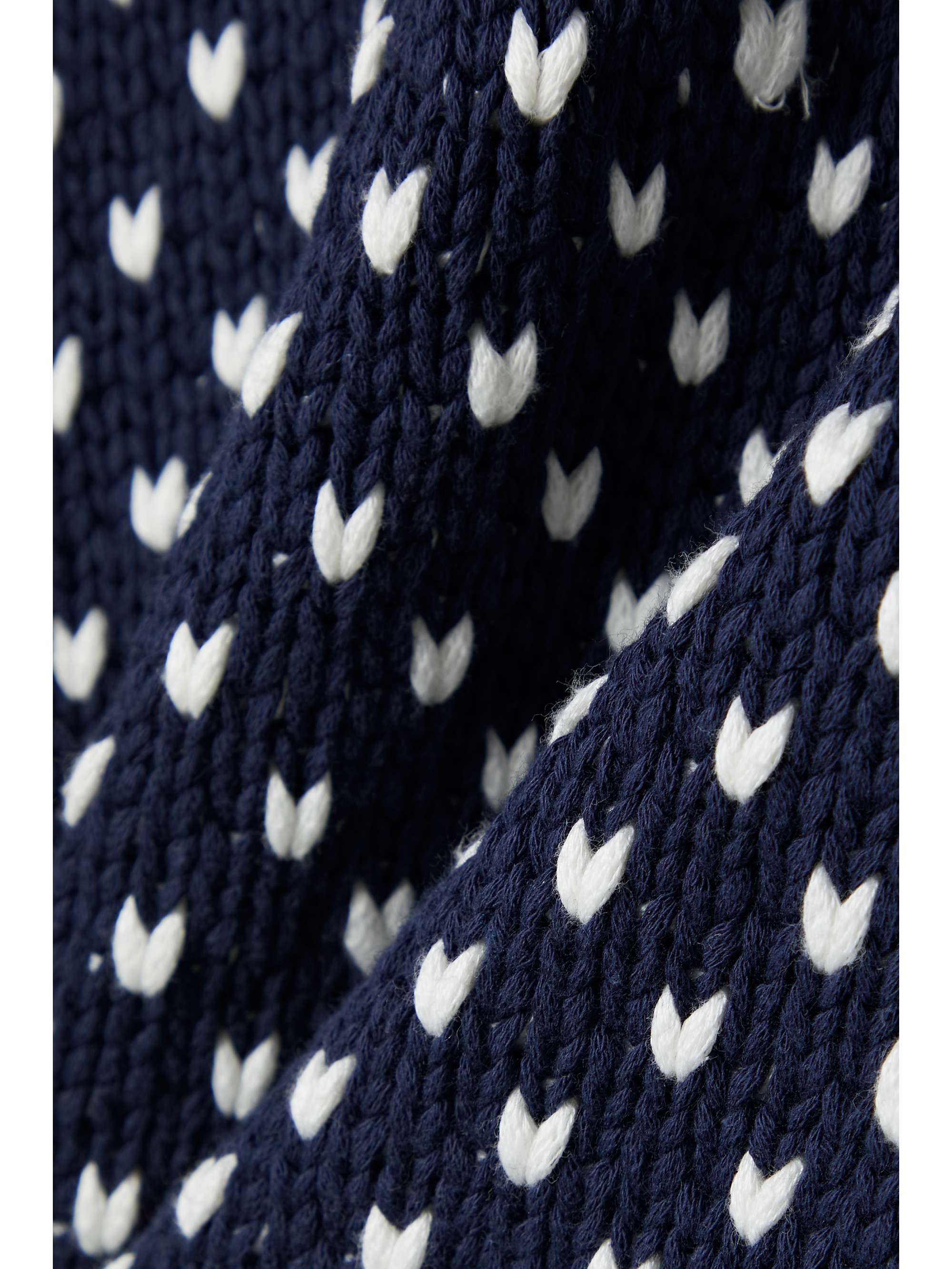 LORO PIANA Intarsia-knit cotton top