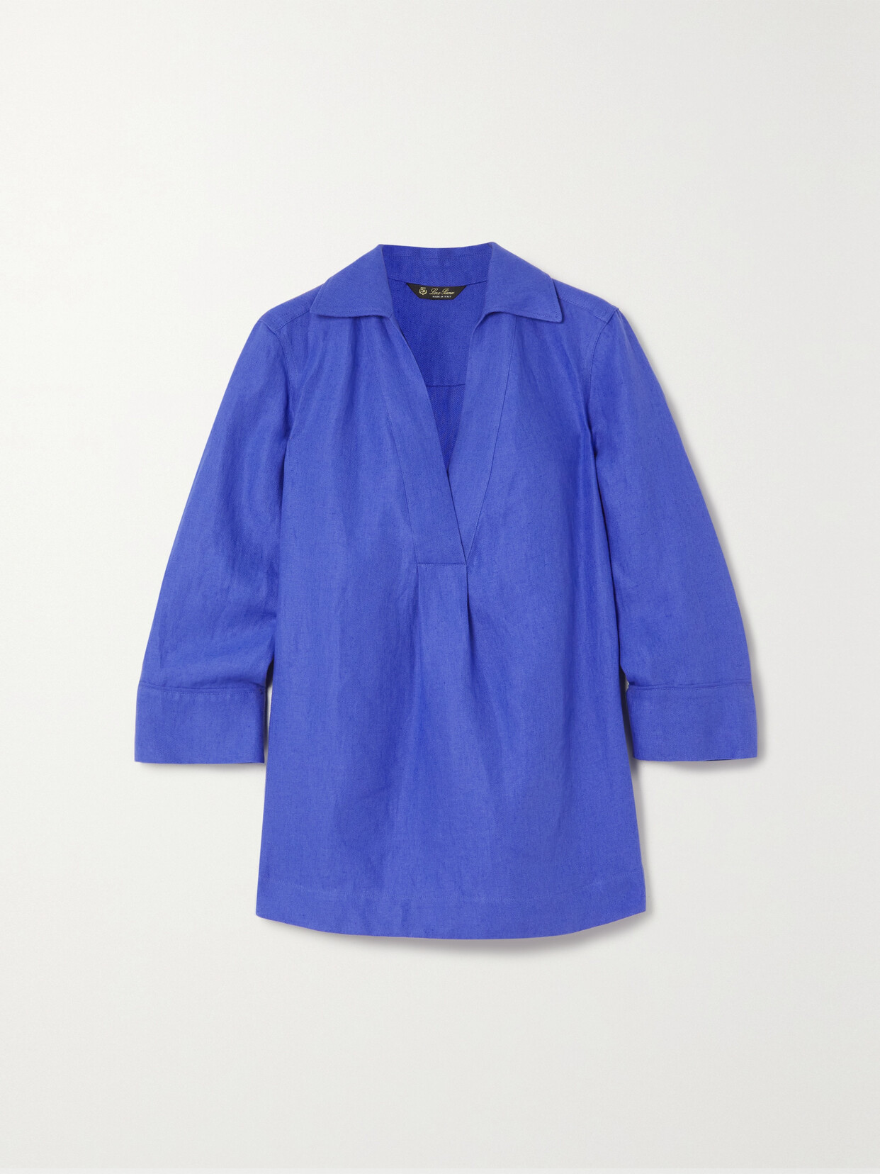 Loro Piana - Antigua Linen-twill Shirt - Blue