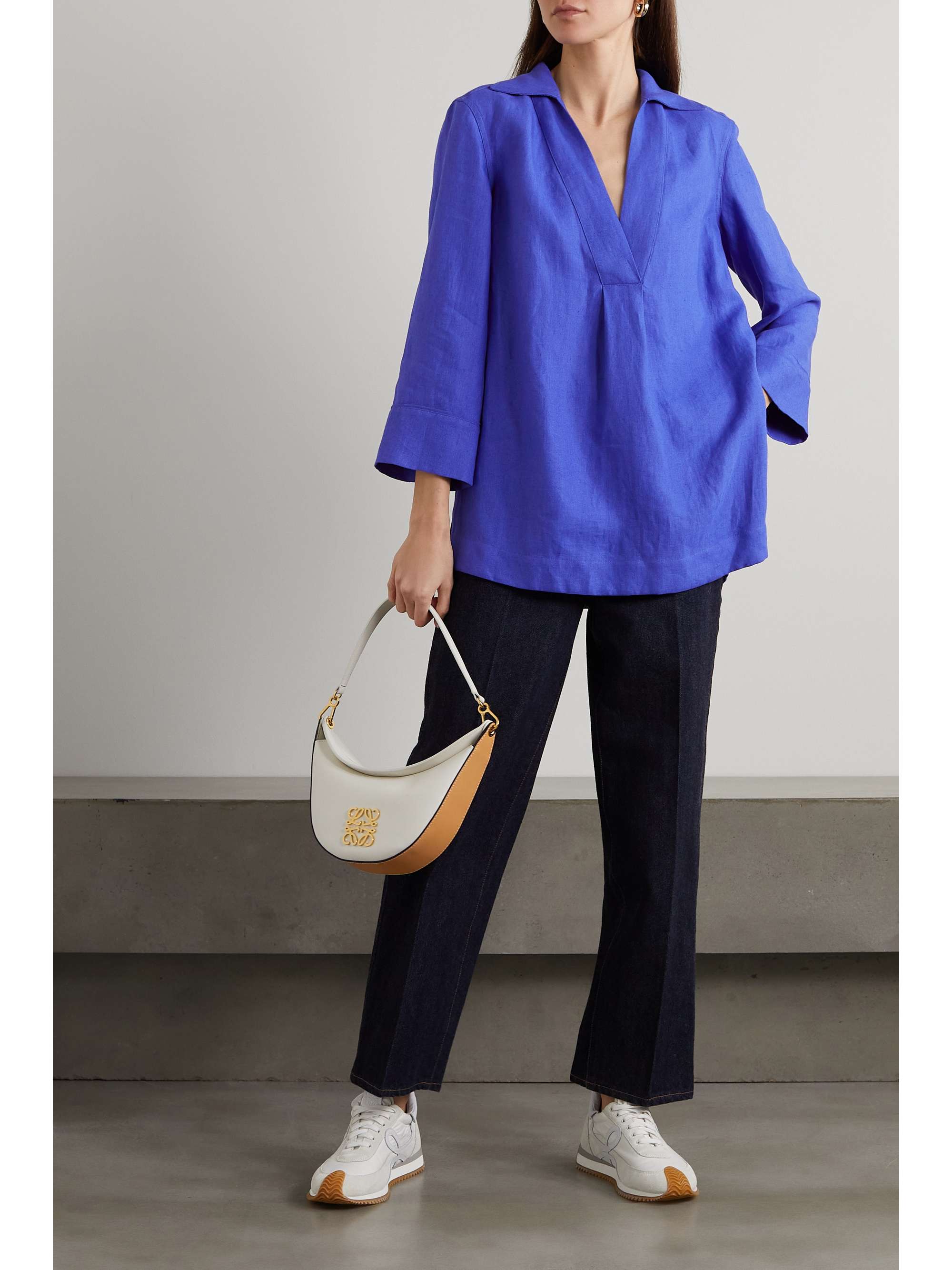 LORO PIANA Antigua linen-twill shirt
