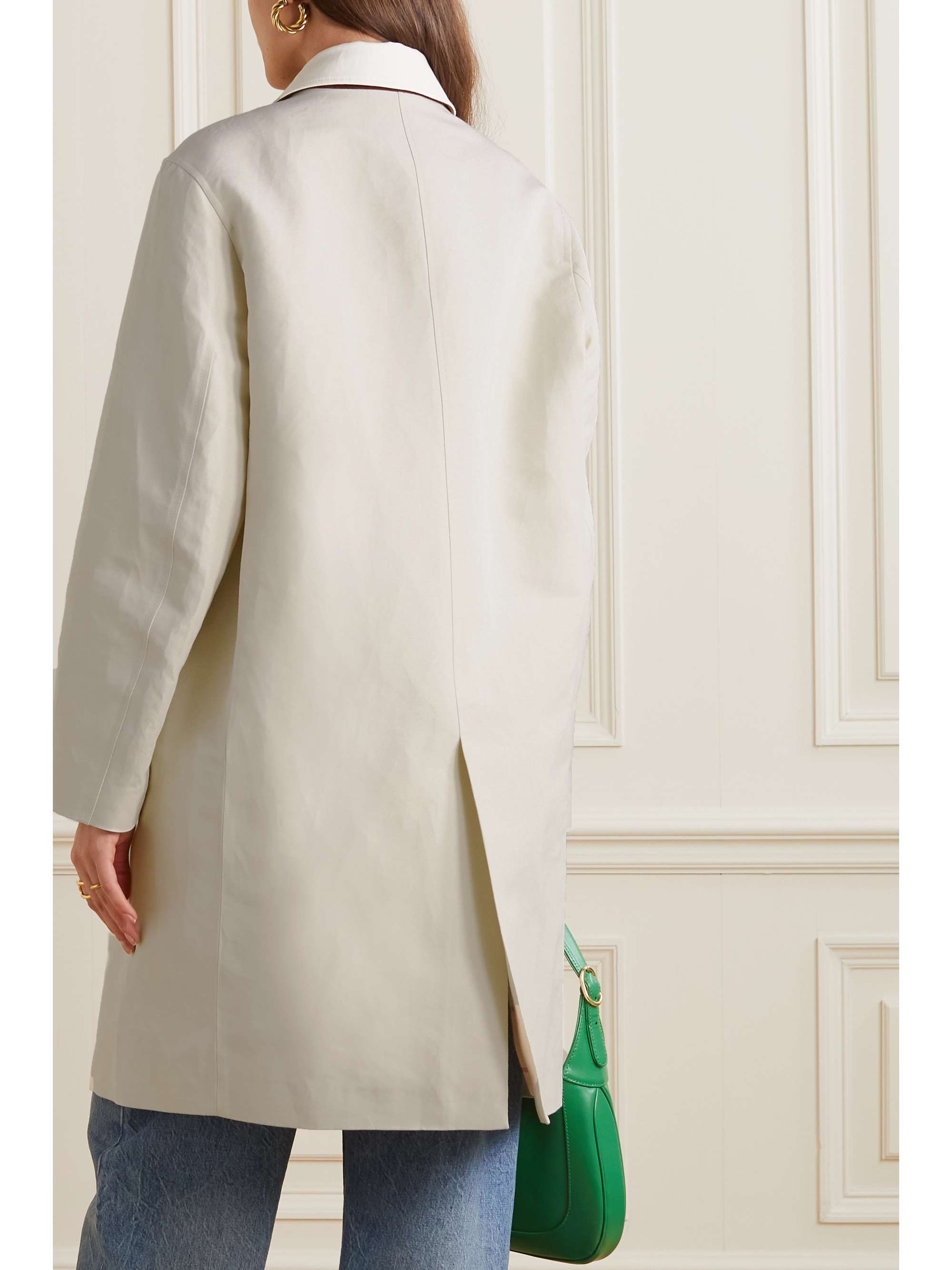 LORO PIANA Cotton and linen-blend coat