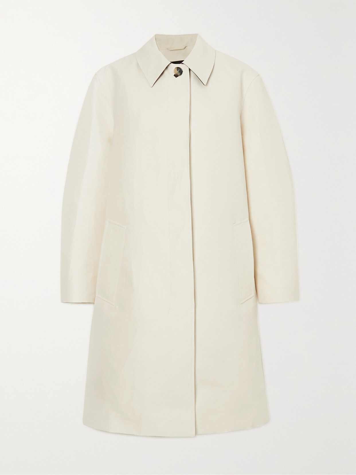 Loro Piana - Cotton And Linen-blend Coat - White