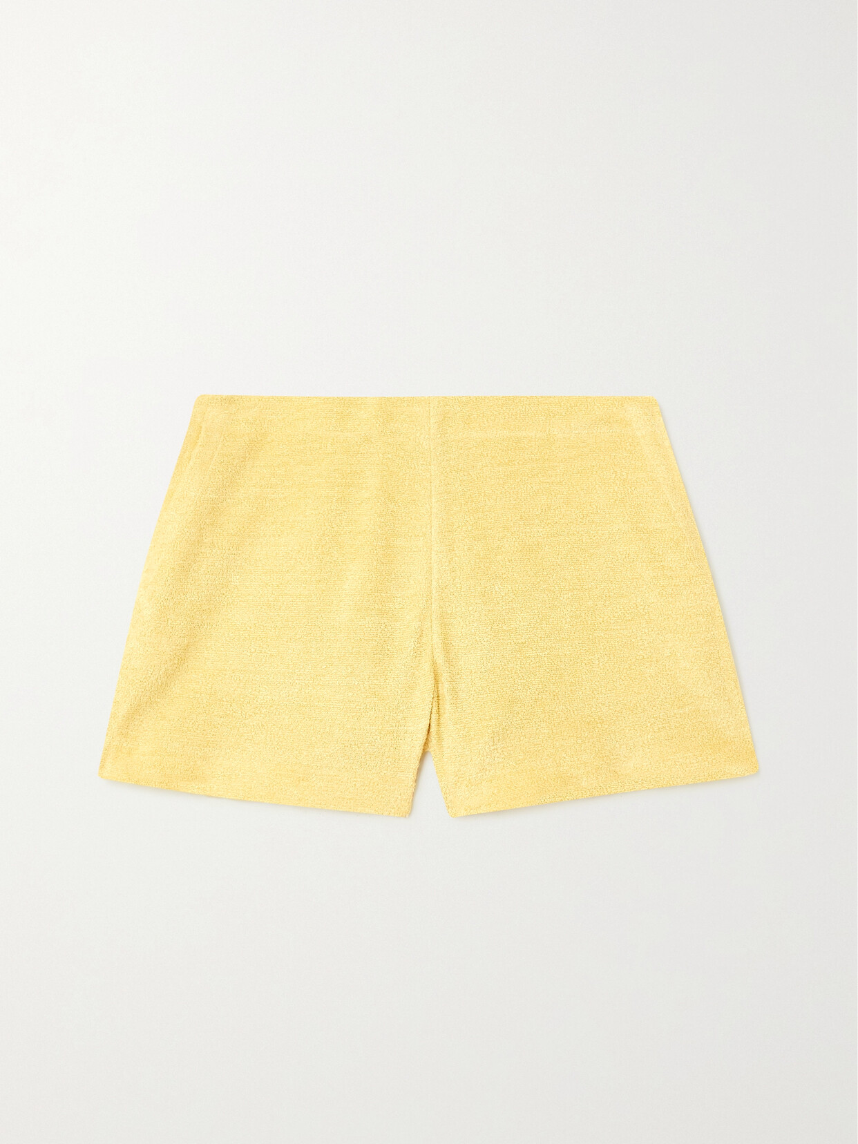 Loro Piana - Linen-terry Shorts - Yellow