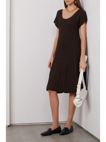 Loro Piana Castellana crocheted silk and cotton-blend dress