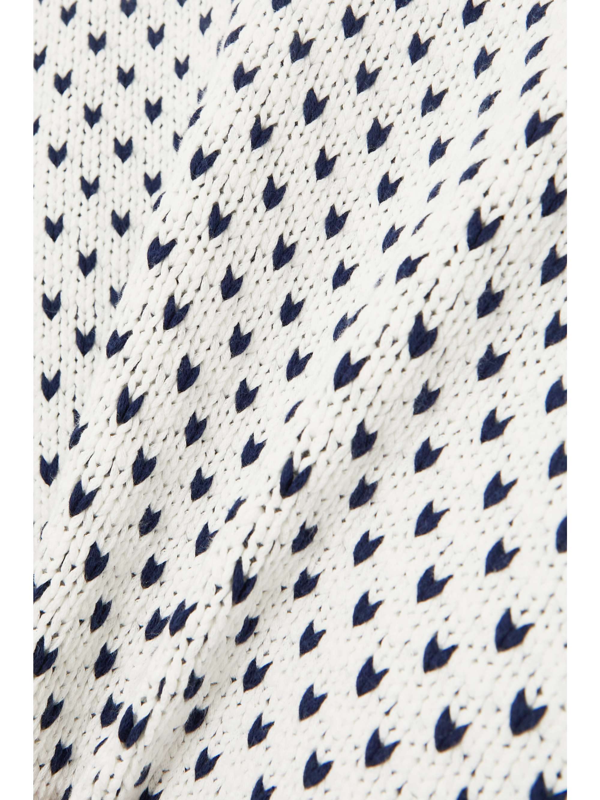 LORO PIANA Cotton-jacquard sweater