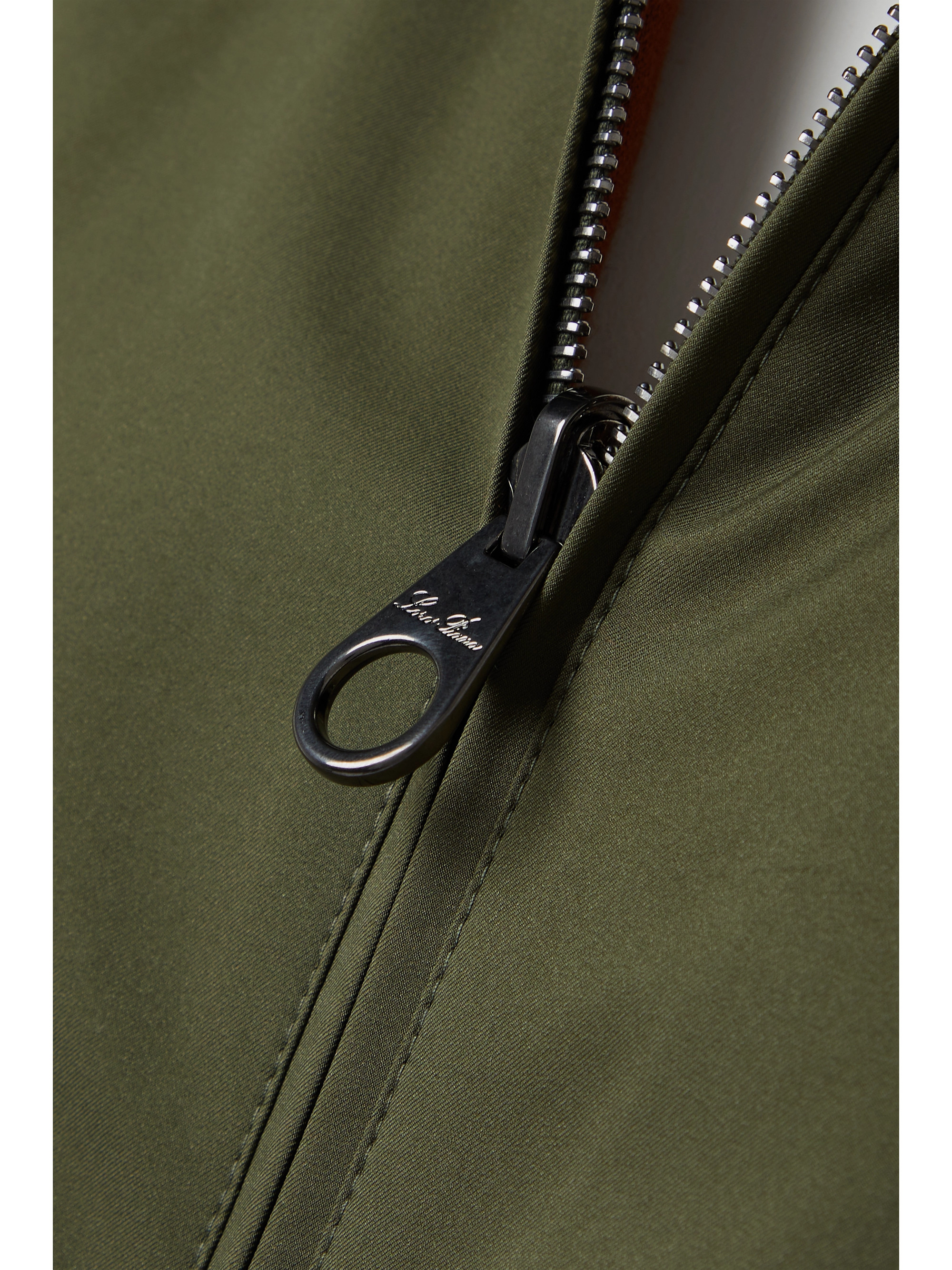 Loro Piana Reversible shell and cashmere bomber jacket thumbnail