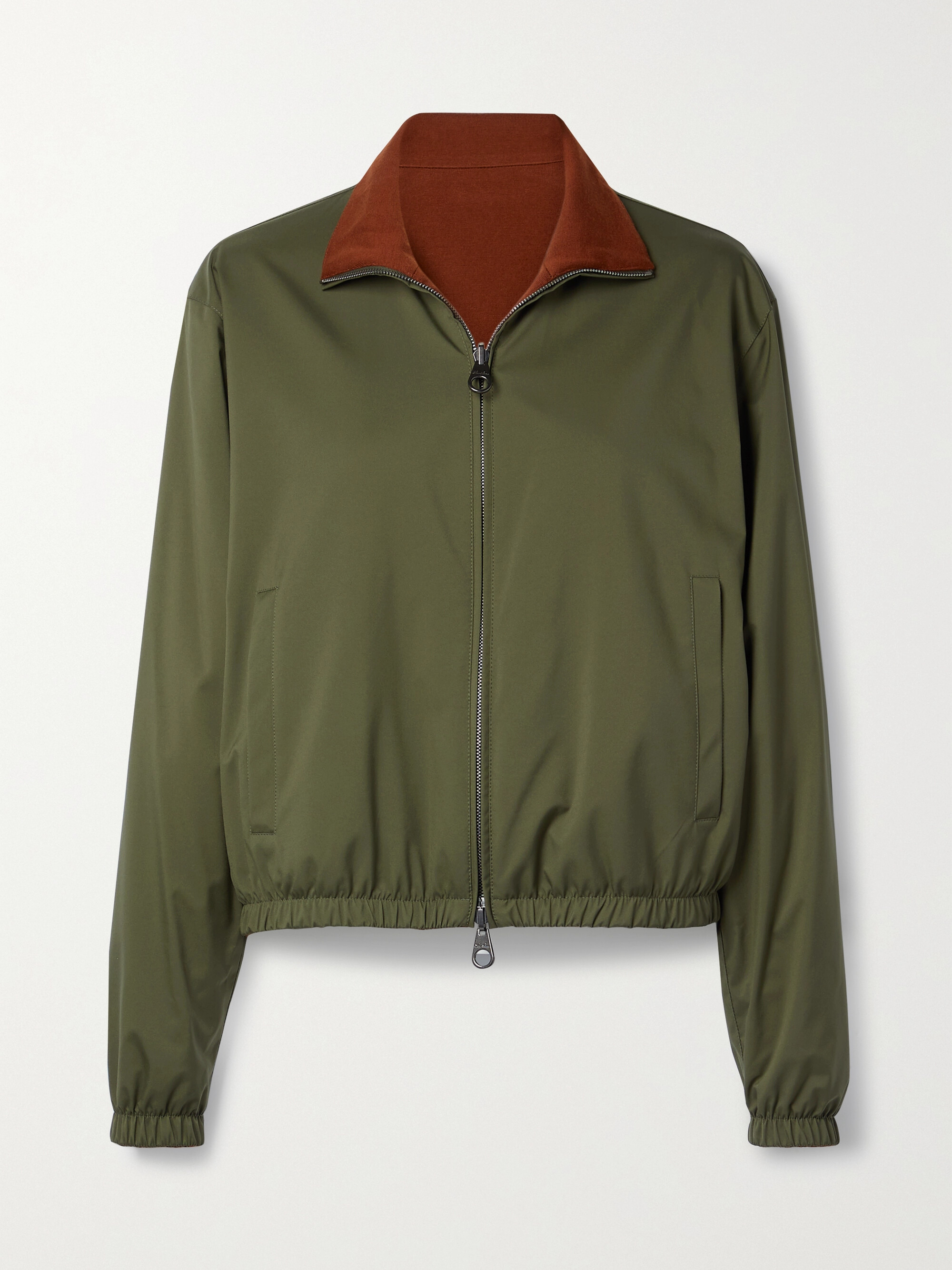 Loro Piana Reversible shell and cashmere bomber jacket thumbnail