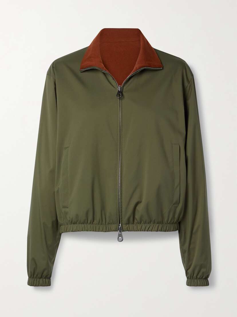 Loro Piana Reversible Shell And Cashmere Bomber Jacket