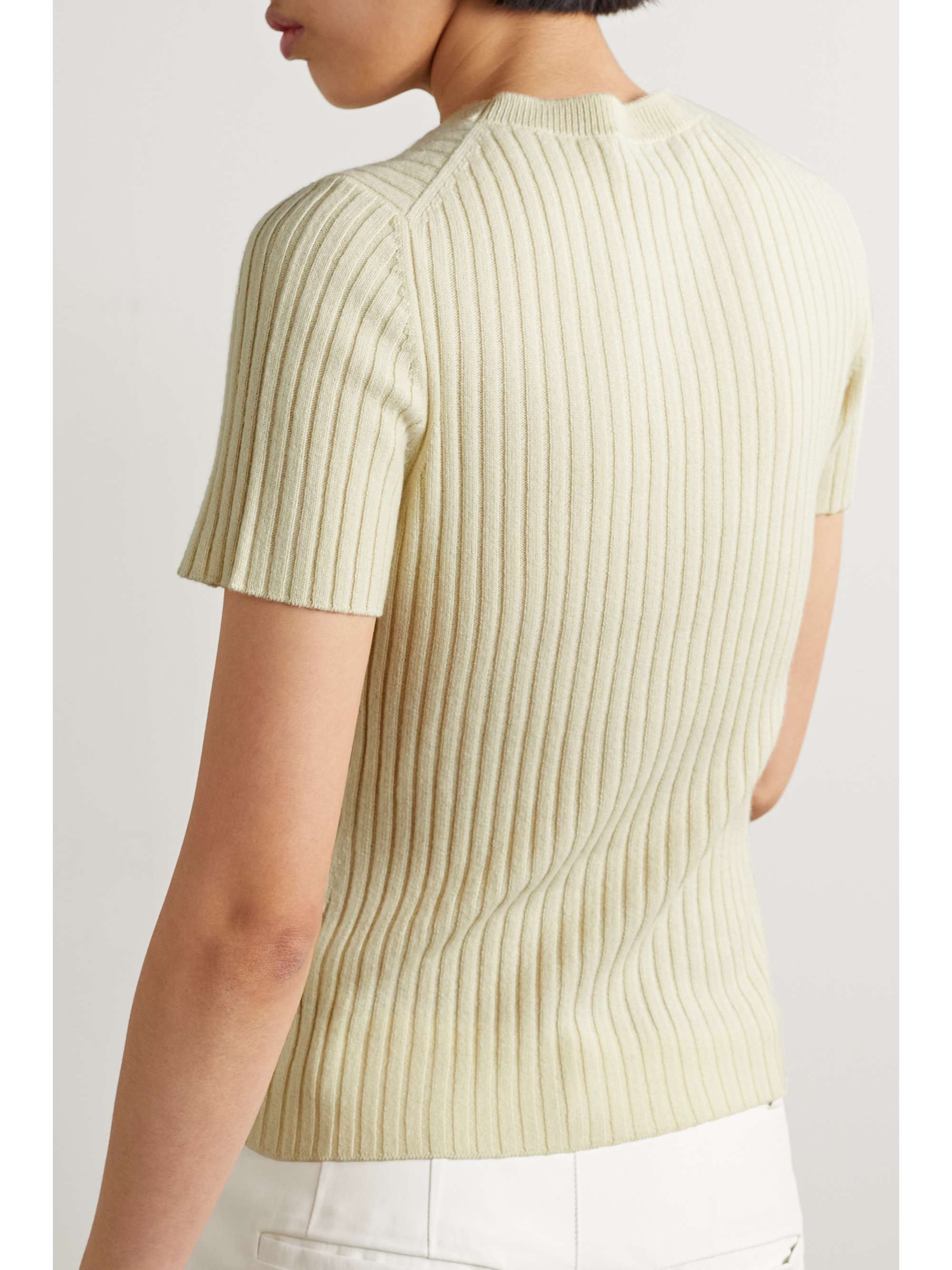 LORO PIANA Ribbed cashmere sweater