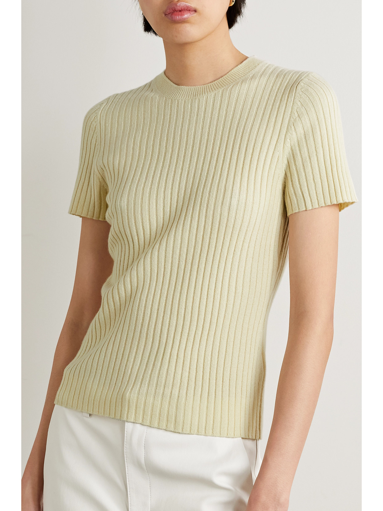 Ribbed Cashmere Sweater