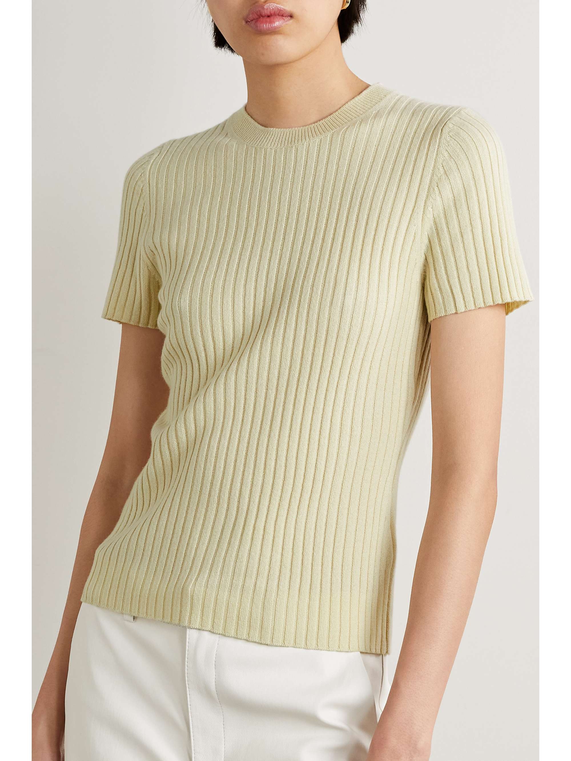 LORO PIANA Ribbed cashmere sweater