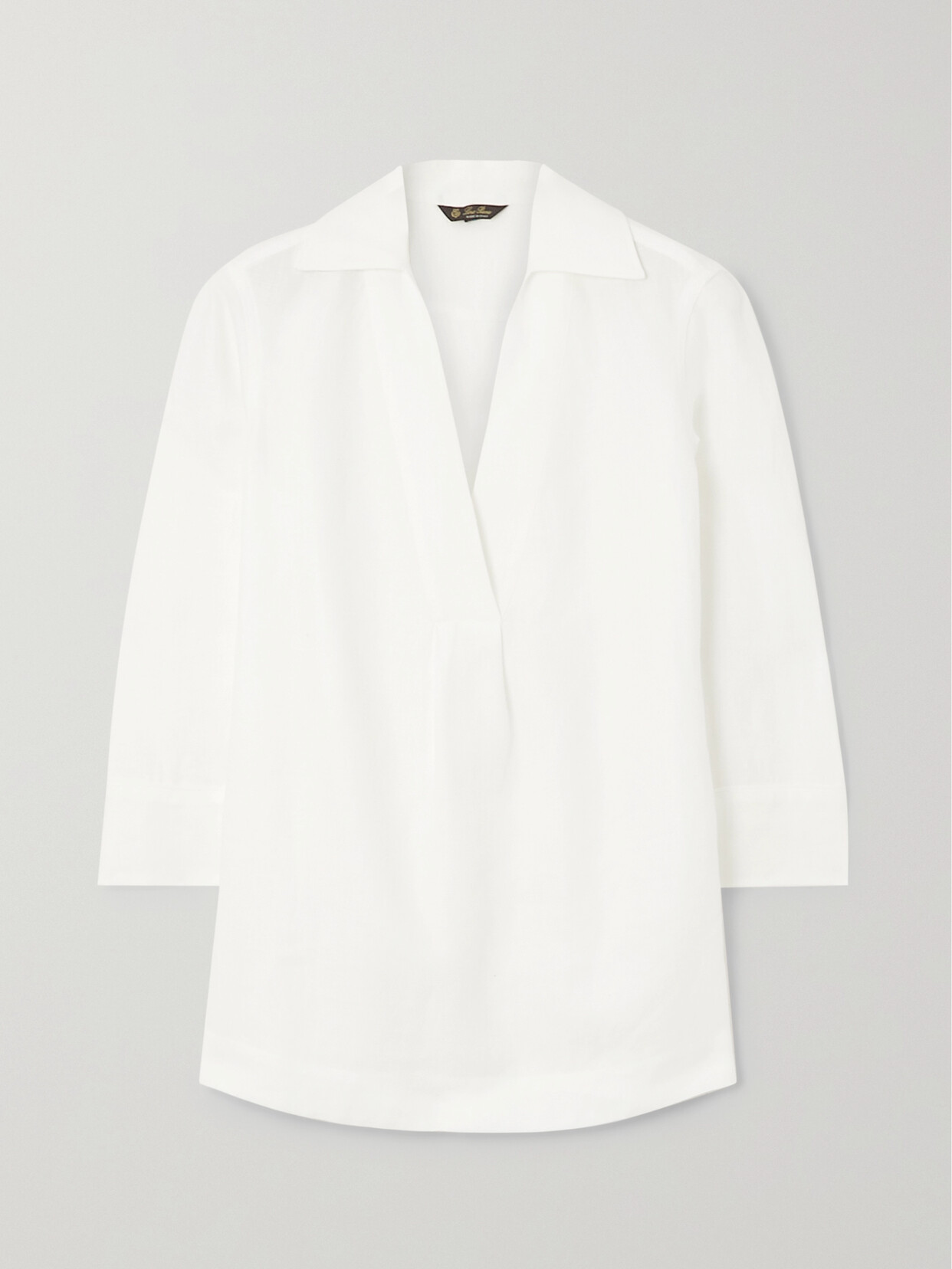 Loro Piana - Antigua Linen-twill Shirt - White