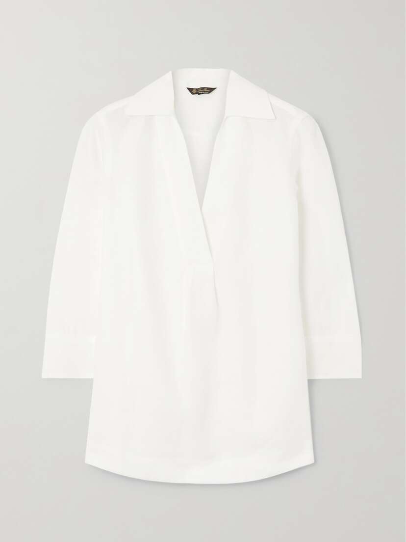 Loro Piana Antigua Linen-twill Shirt