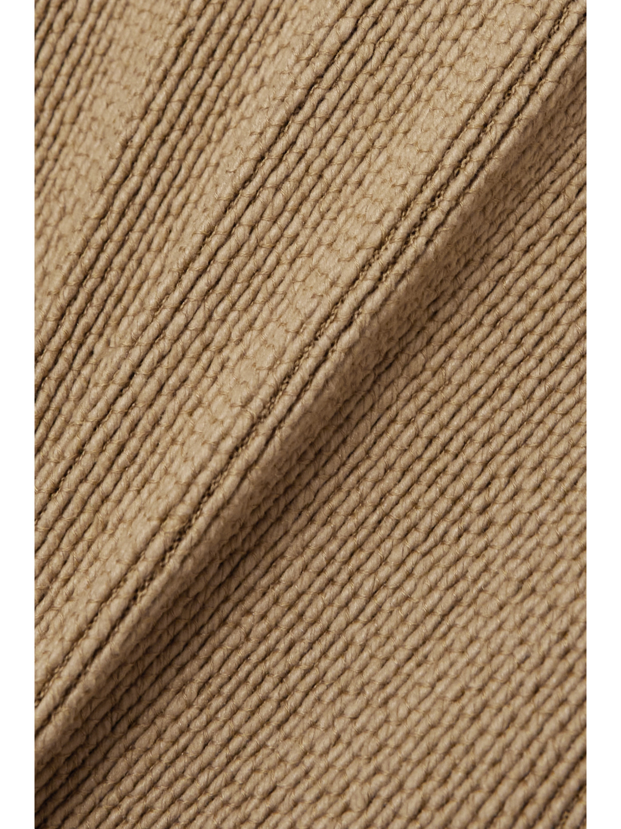 Loro Piana Cala Matano Ribbed Silk And Cotton-blend Tank In Brown
