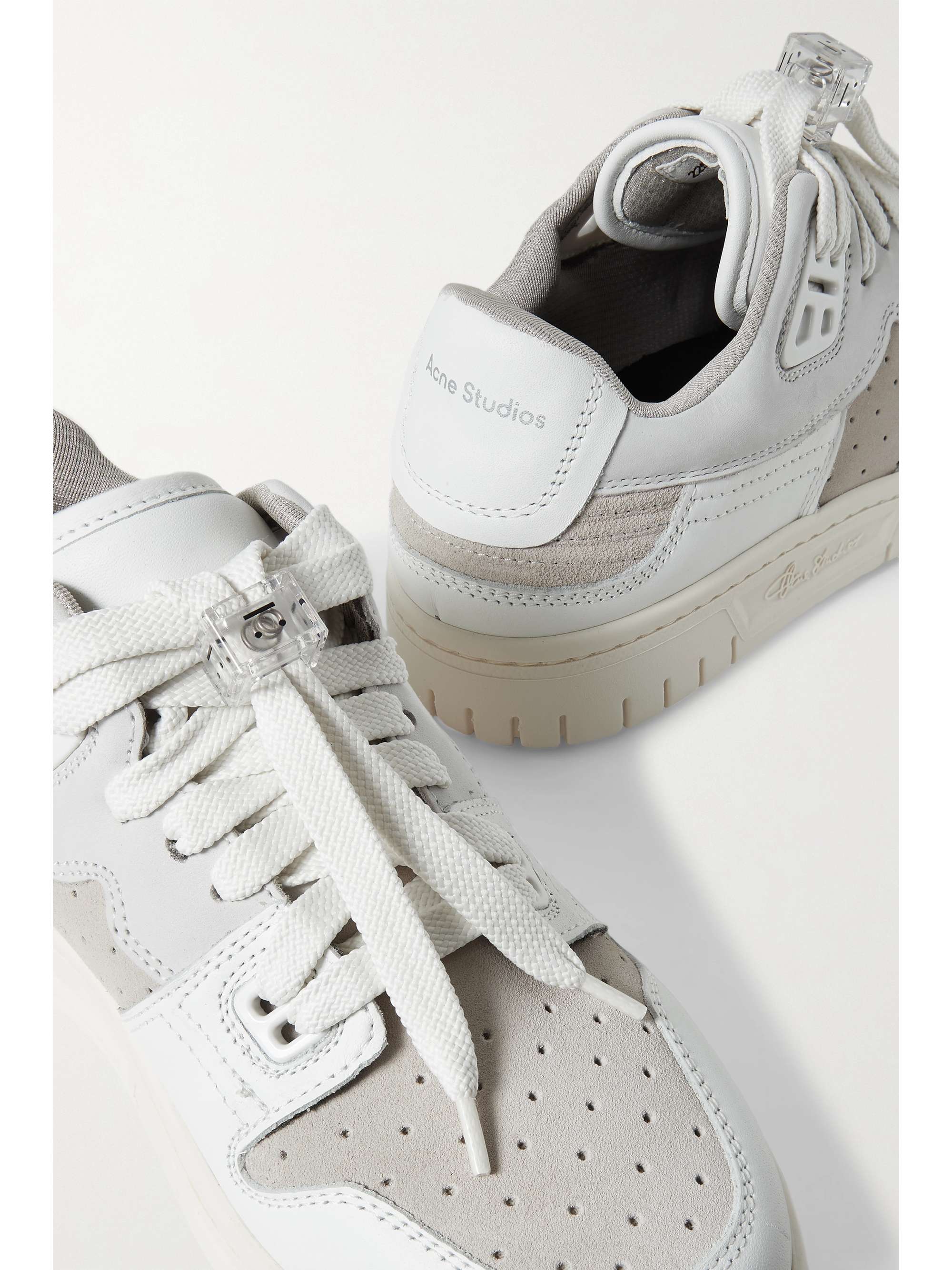 ACNE STUDIOS Leather, suede and nubuck sneakers