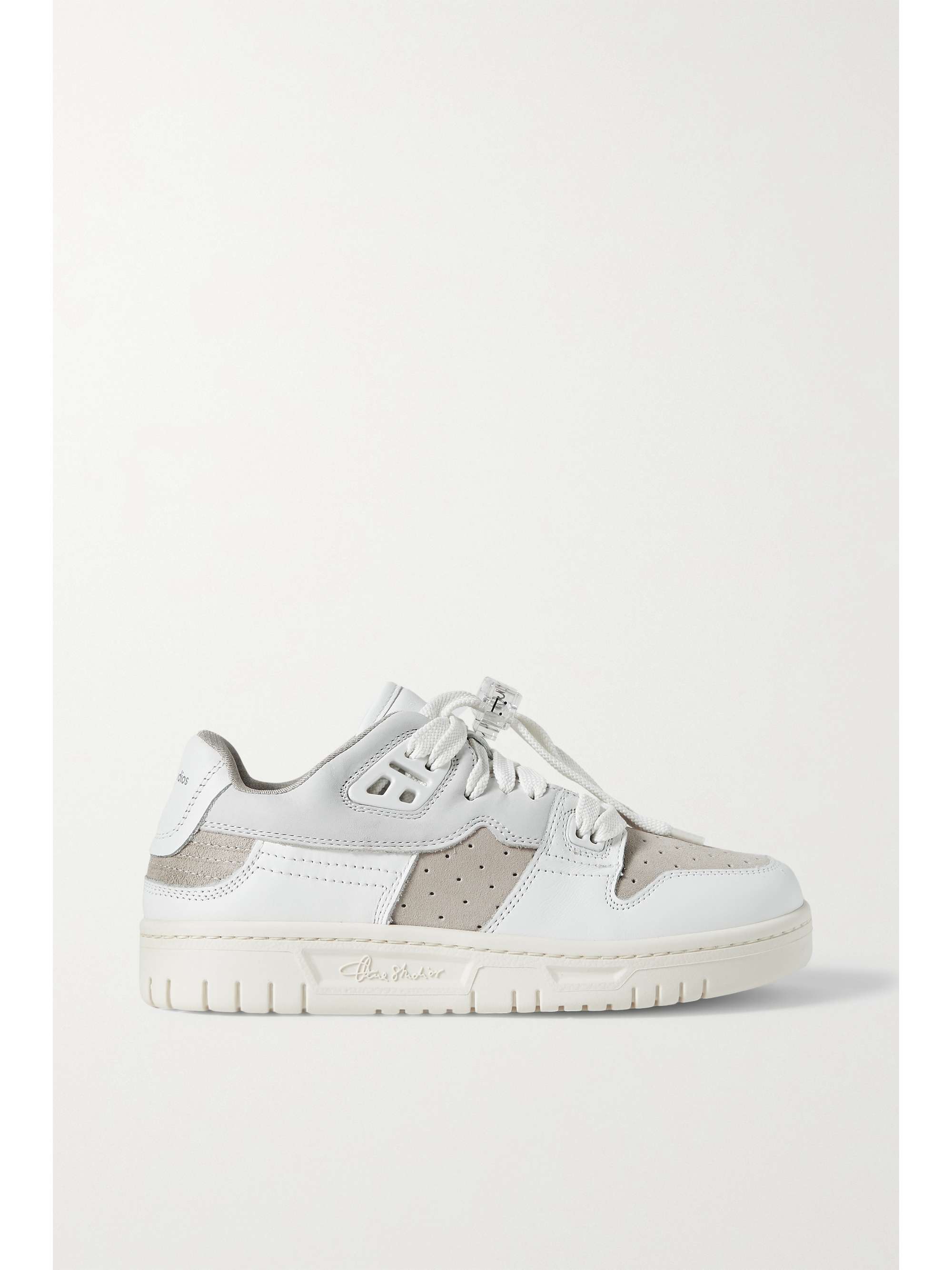 ACNE STUDIOS Leather, suede and nubuck sneakers | NET-A-PORTER