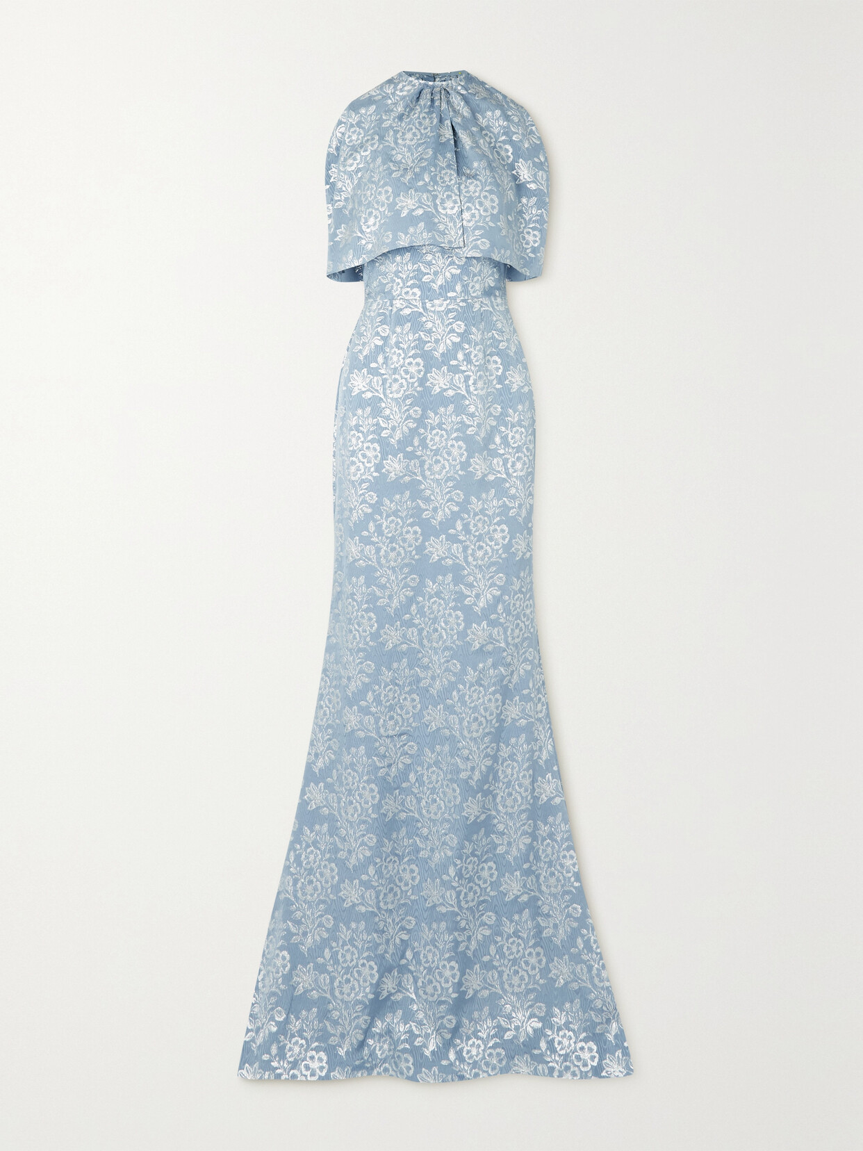 Markarian - Leonora Convertible Silk-brocade Gown - Blue