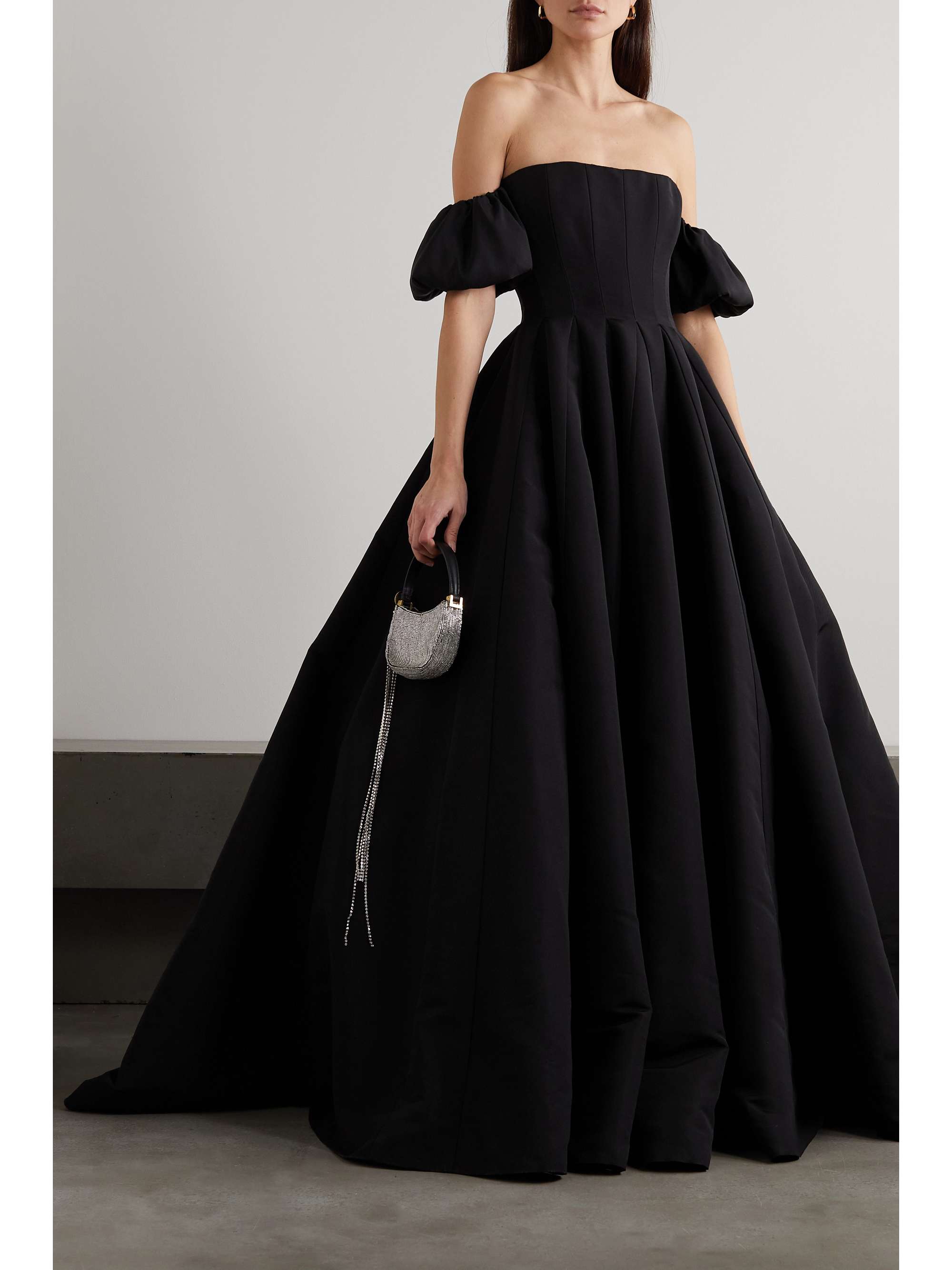 MARKARIAN Thalia off-the-shoulder silk-faille gown