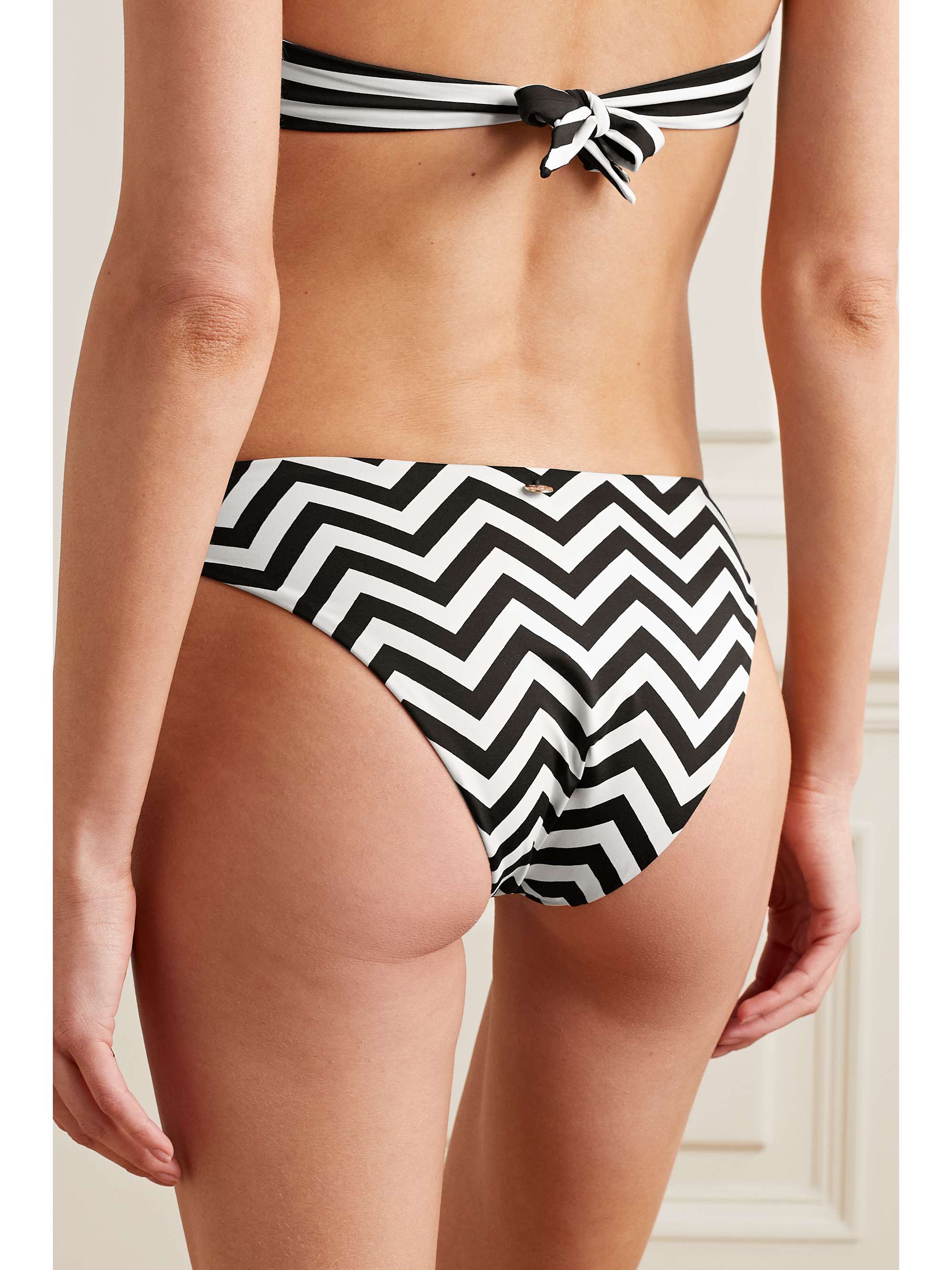 MAX MARA Selene striped bikini briefs