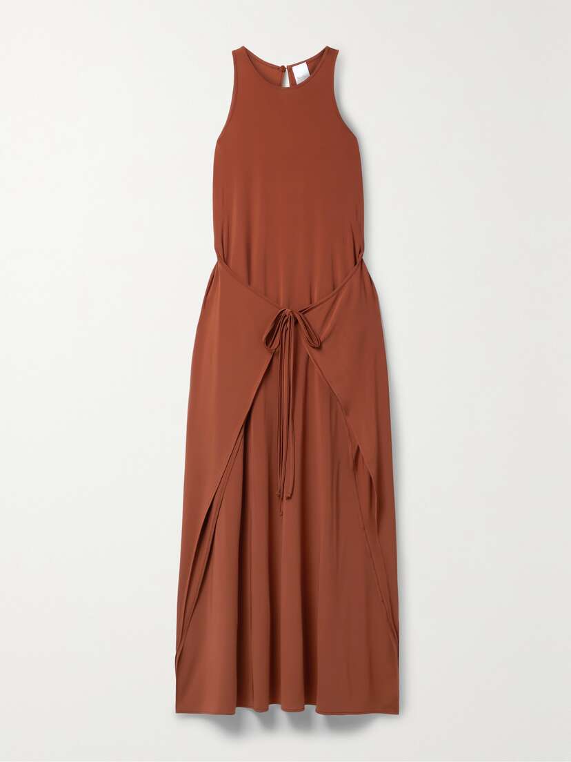 Max Mara Ranch Layered Stretch-jersey Maxi Dress - x large