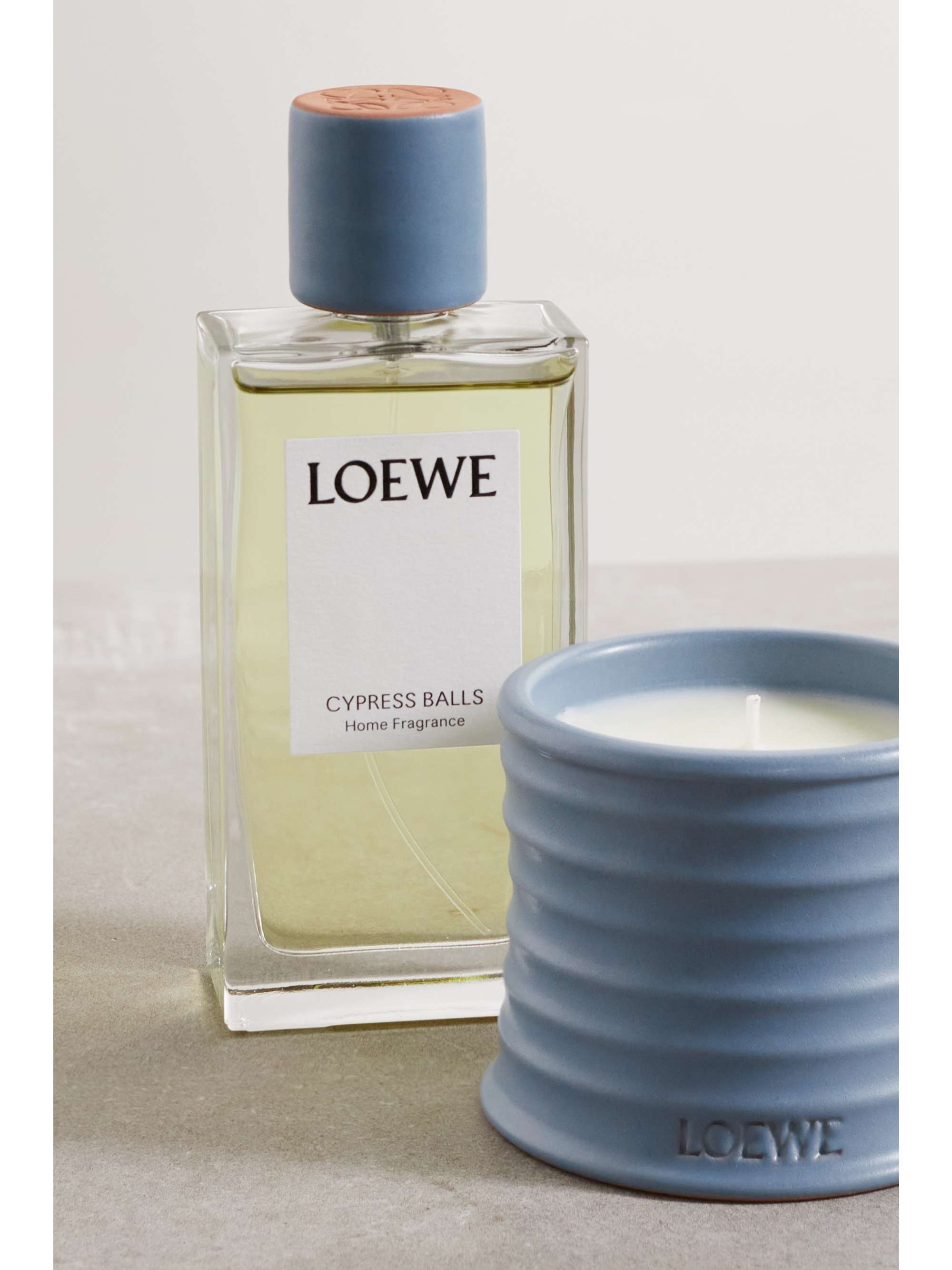 LOEWE PERFUMES Cypress Balls scented candle and home fragrance gift set