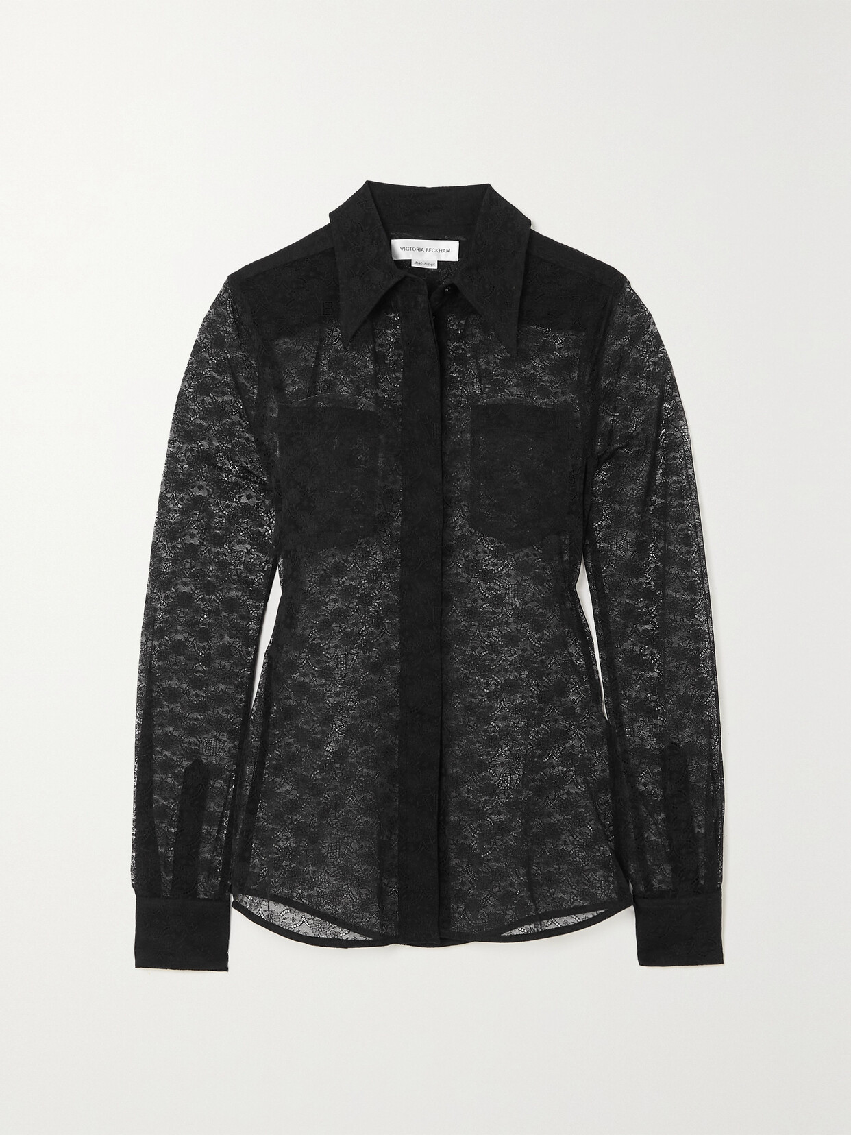 Victoria Beckham - Lace Shirt - Black