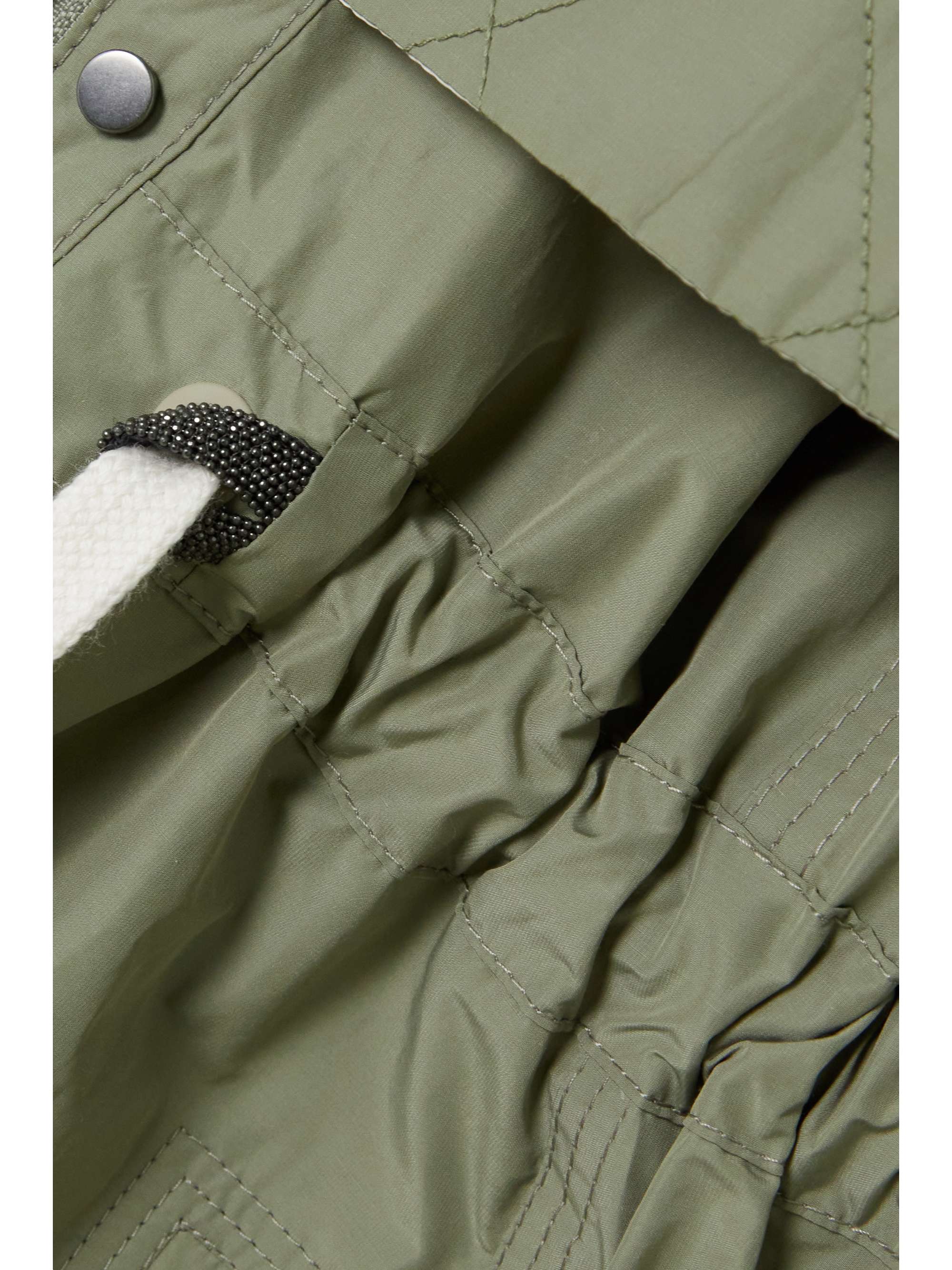 BRUNELLO CUCINELLI Hooded quilted shell parka